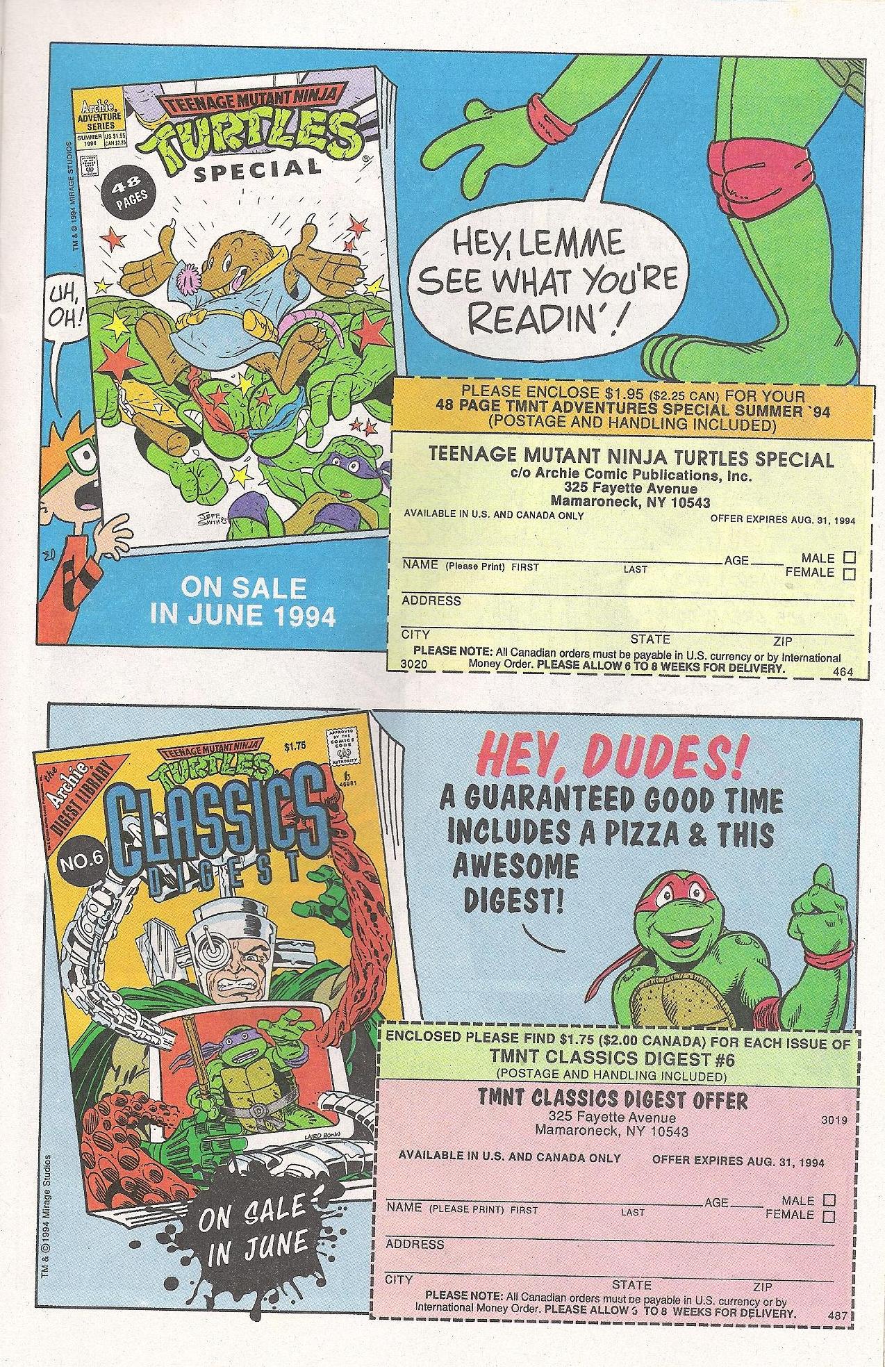 Read online Teenage Mutant Ninja Turtles Adventures (1989) comic -  Issue #58 - 17