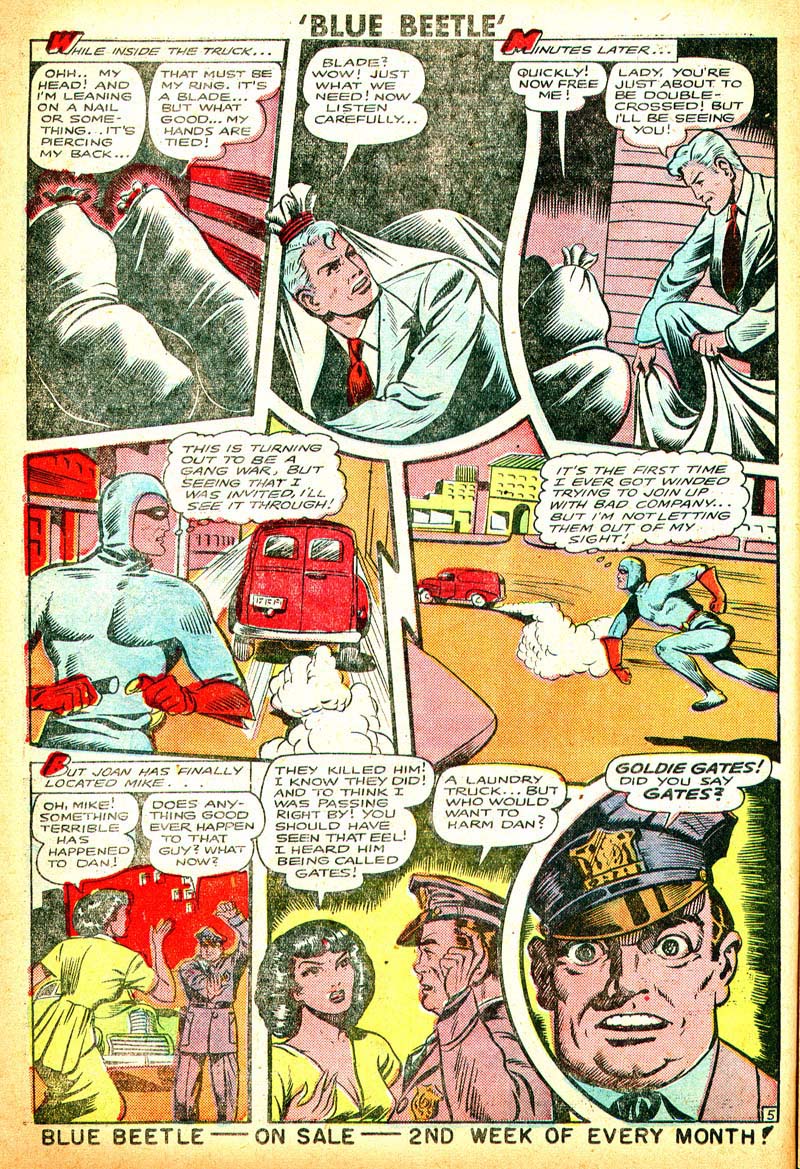 Read online The Blue Beetle comic -  Issue #56 - 16