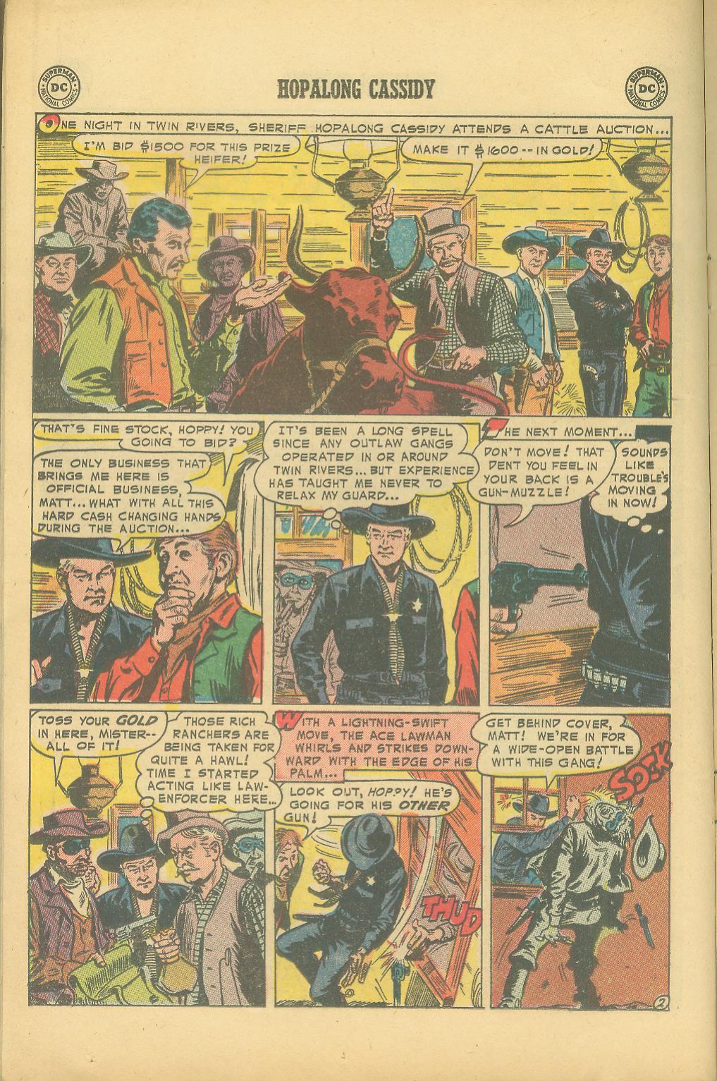 Read online Hopalong Cassidy comic -  Issue #95 - 14