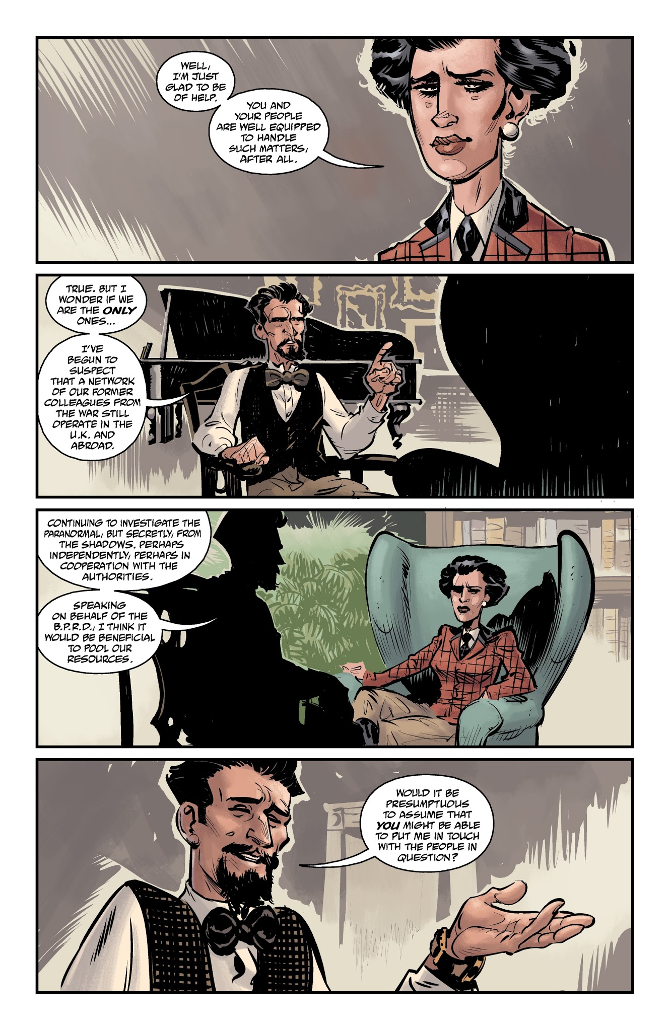 Read online Hellboy and the B.P.R.D.: 1955 ― Occult Intelligence comic -  Issue #2 - 8
