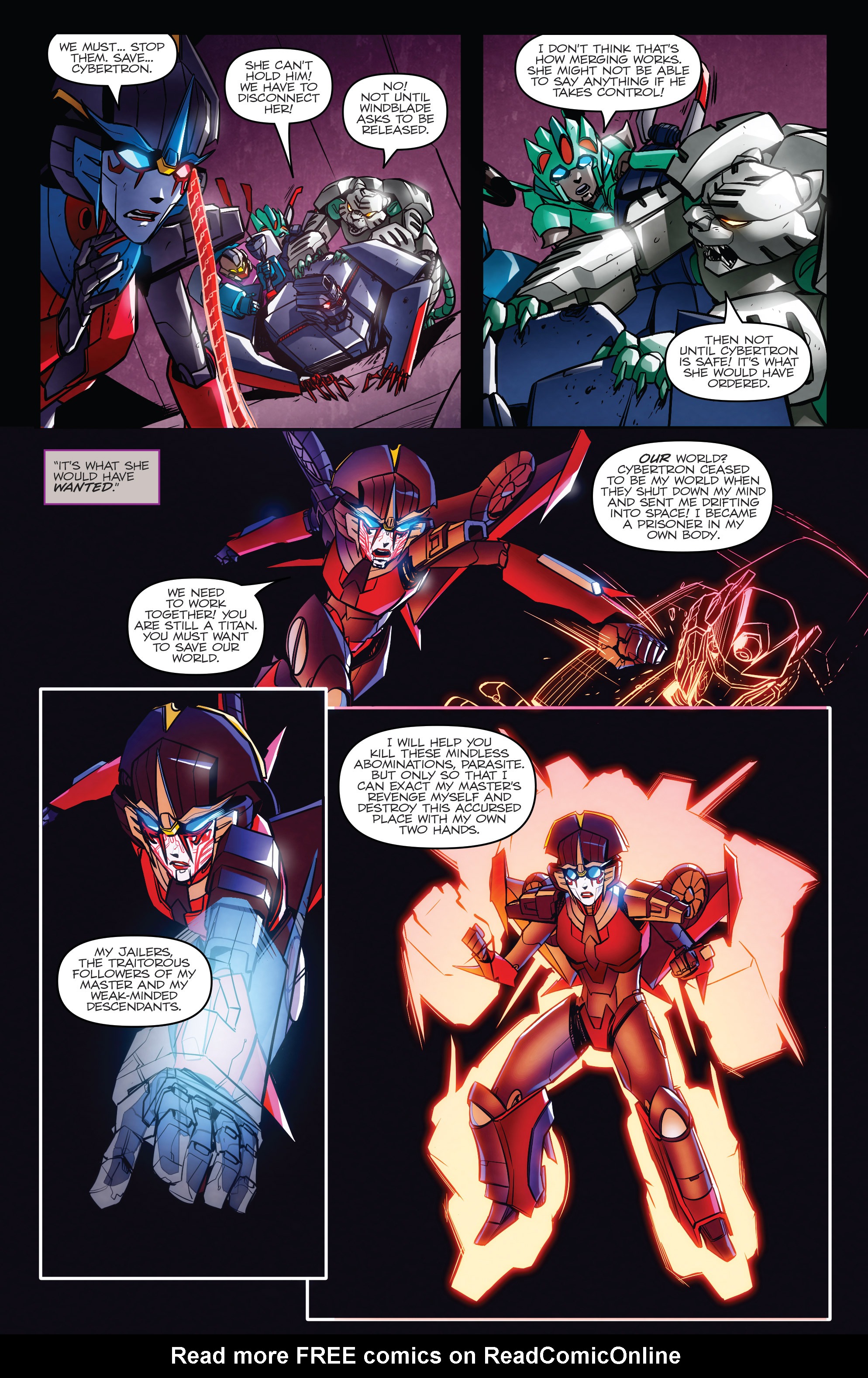 Read online Transformers: Till All Are One comic -  Issue #8 - 14