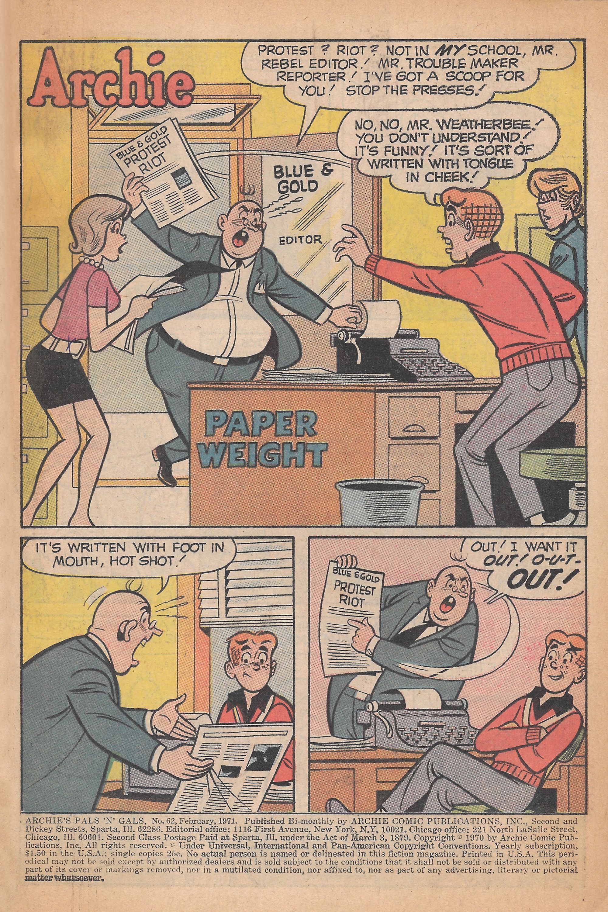 Read online Archie's Pals 'N' Gals (1952) comic -  Issue #62 - 3
