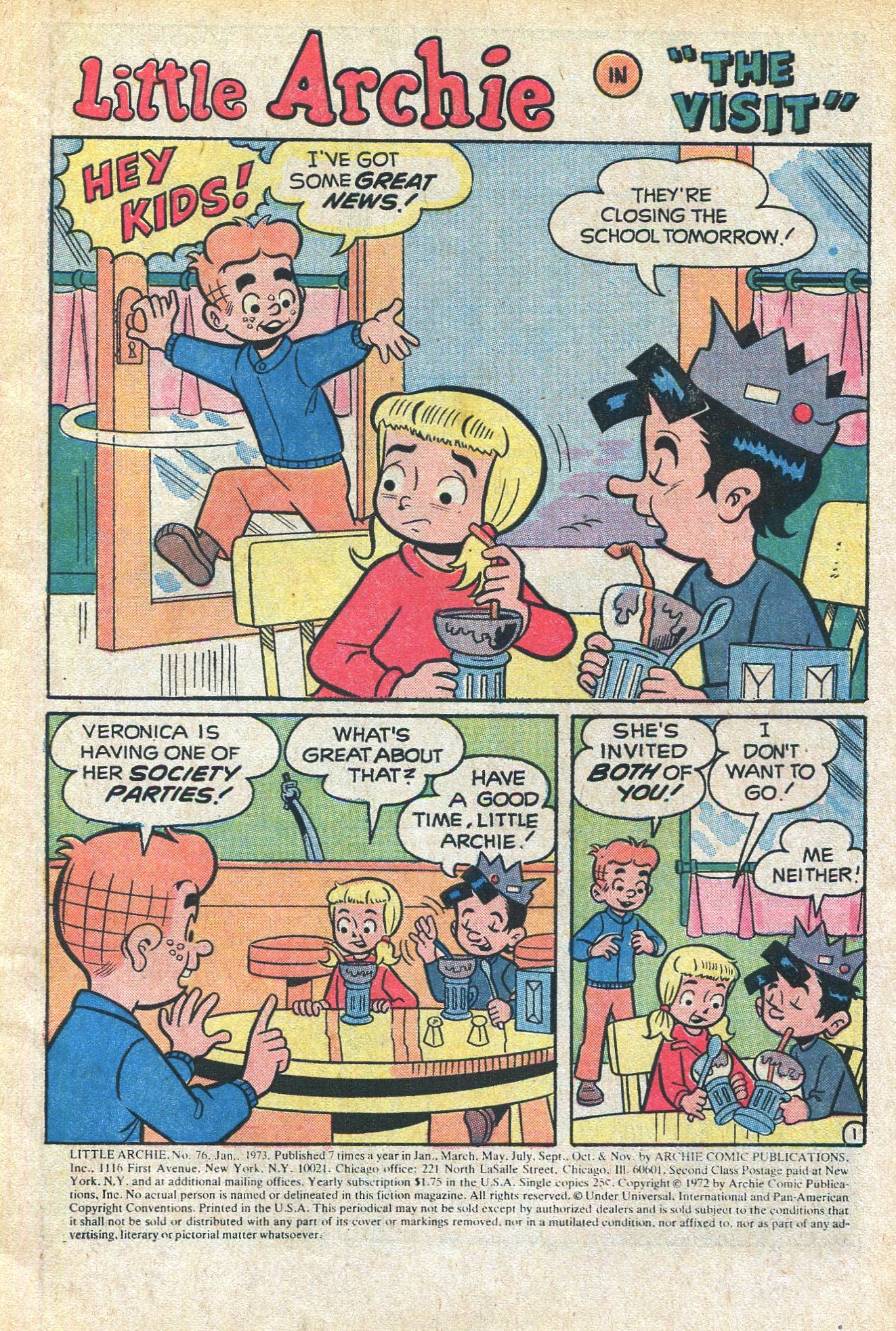 Read online The Adventures of Little Archie comic -  Issue #76 - 3