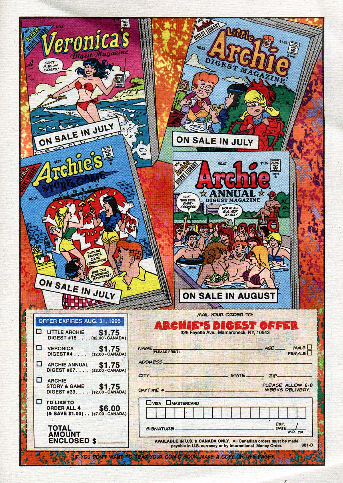 Read online Archie Digest Magazine comic -  Issue #136 - 62