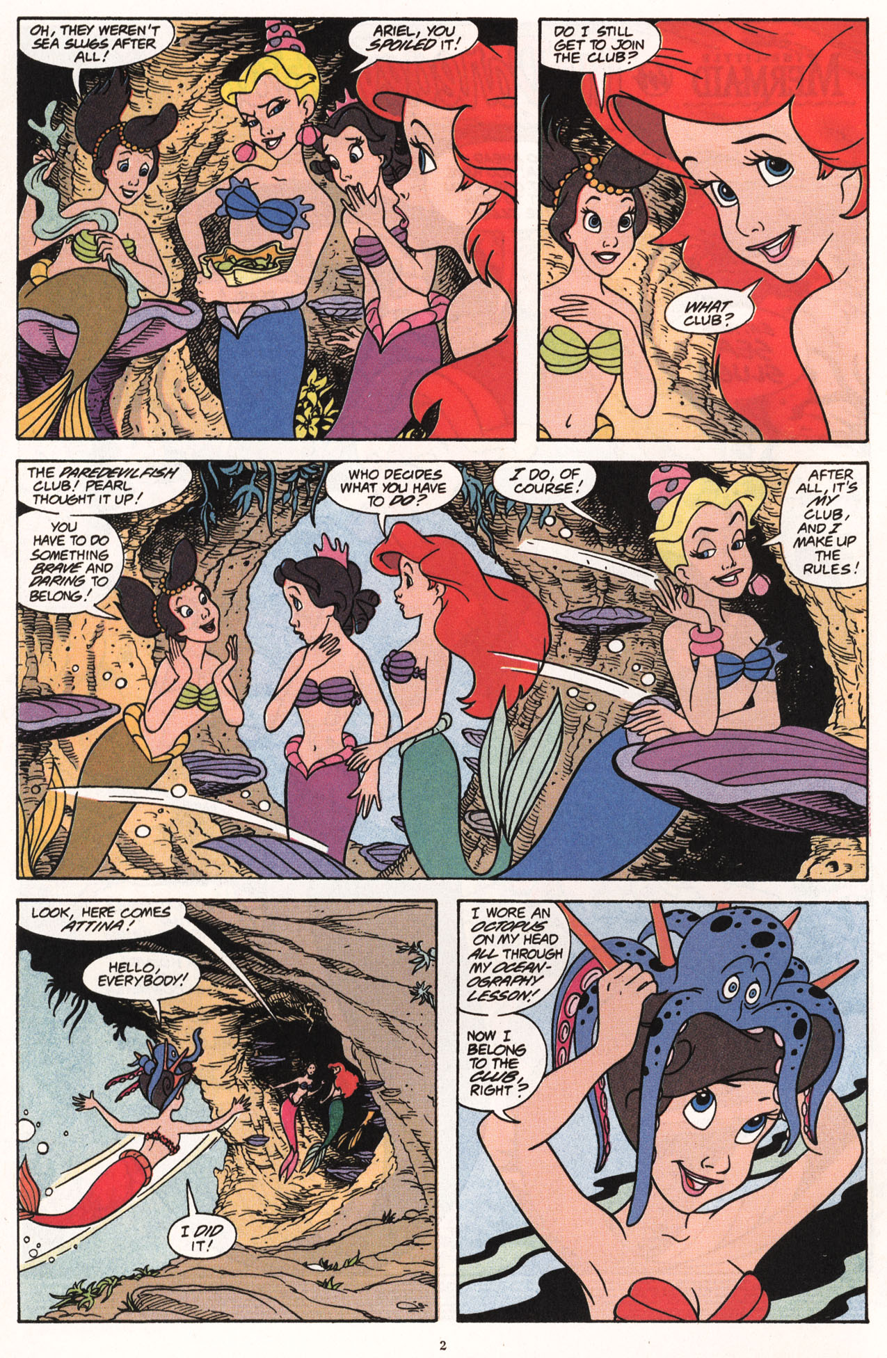 Read online Disney's The Little Mermaid comic -  Issue #3 - 4