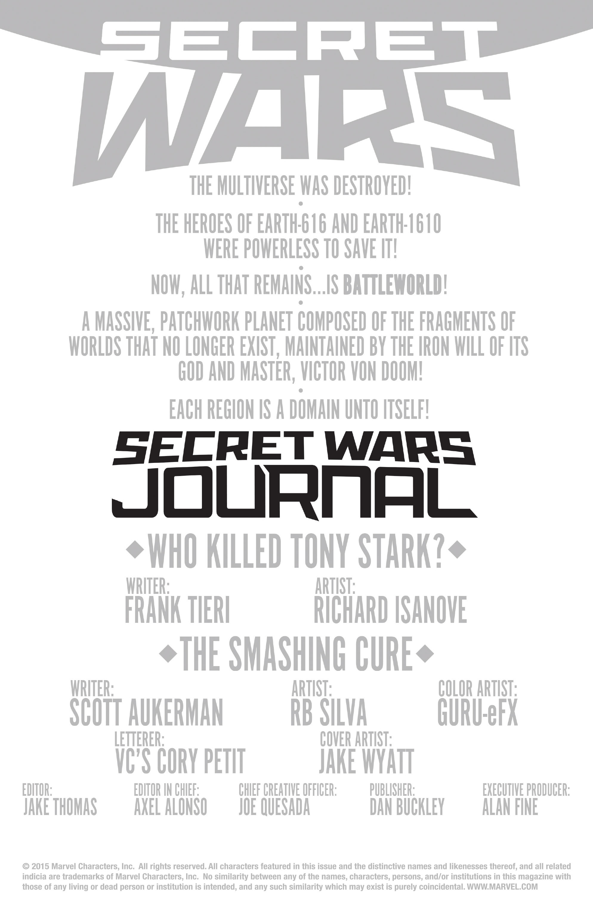 Read online Secret Wars Journal comic -  Issue #3 - 2