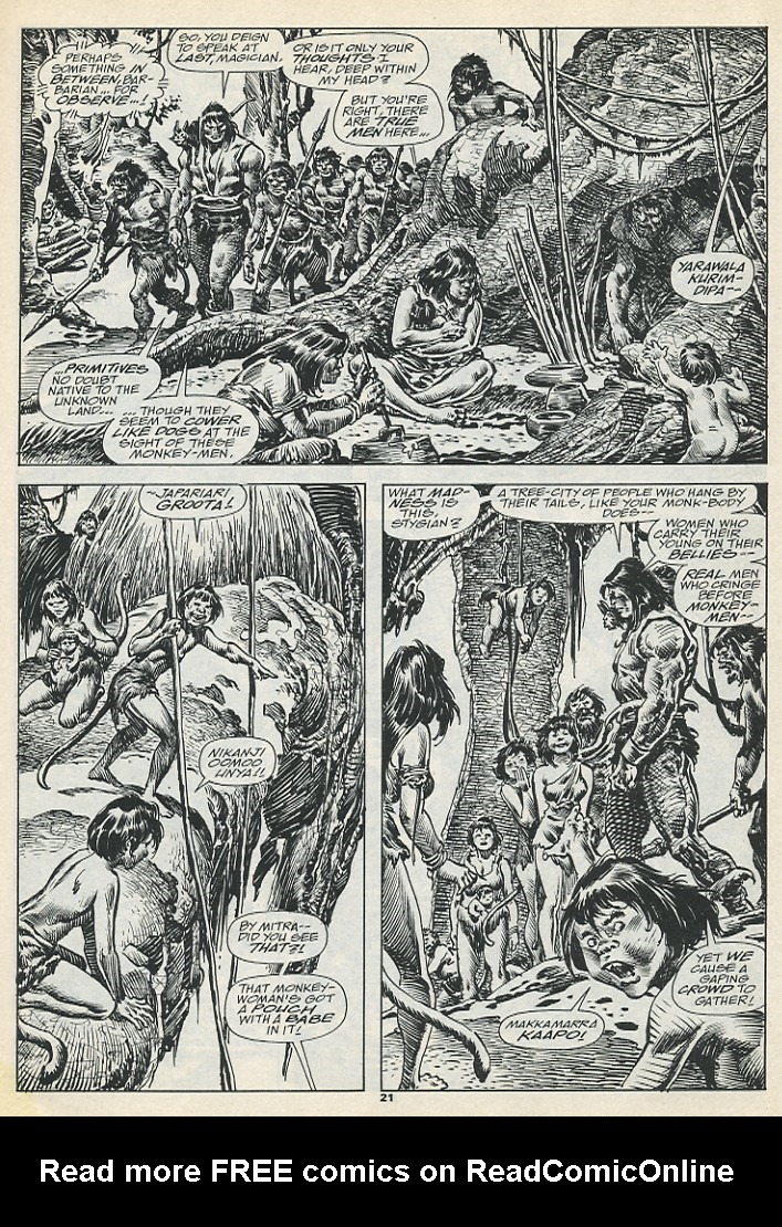 Read online The Savage Sword Of Conan comic -  Issue #193 - 23