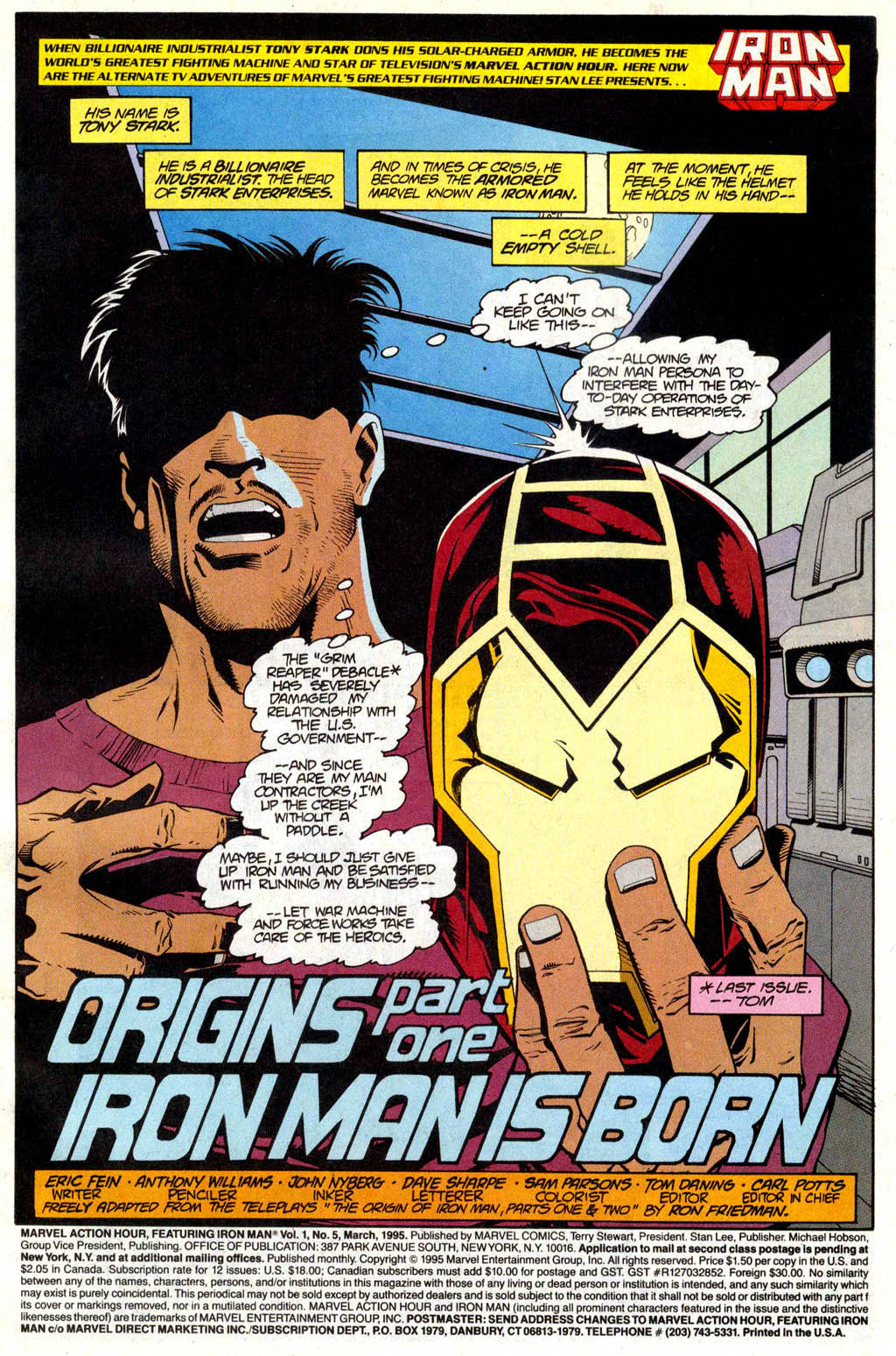 Read online Marvel Action Hour, featuring Iron Man comic -  Issue #5 - 2