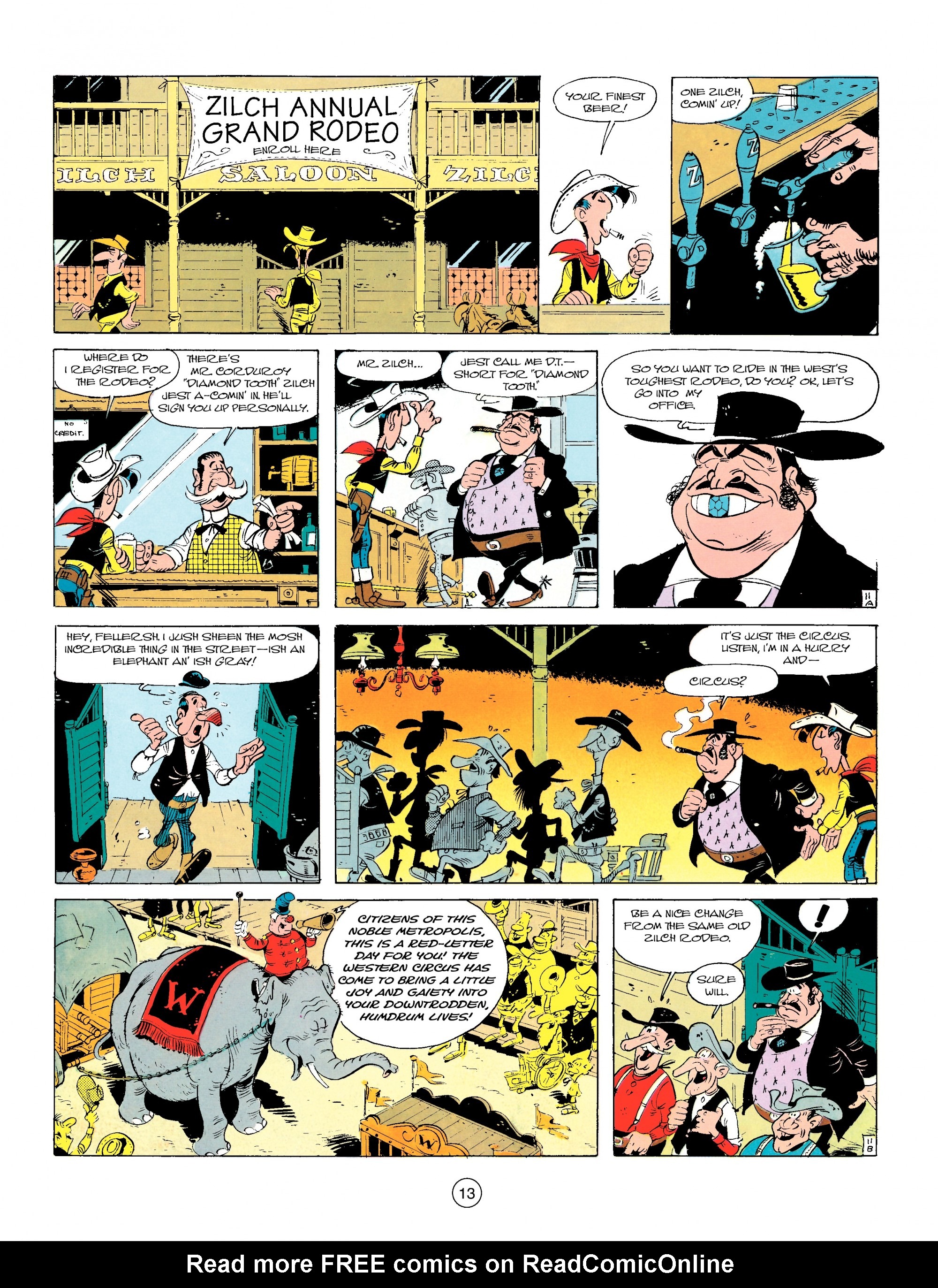 Read online A Lucky Luke Adventure comic -  Issue #11 - 13