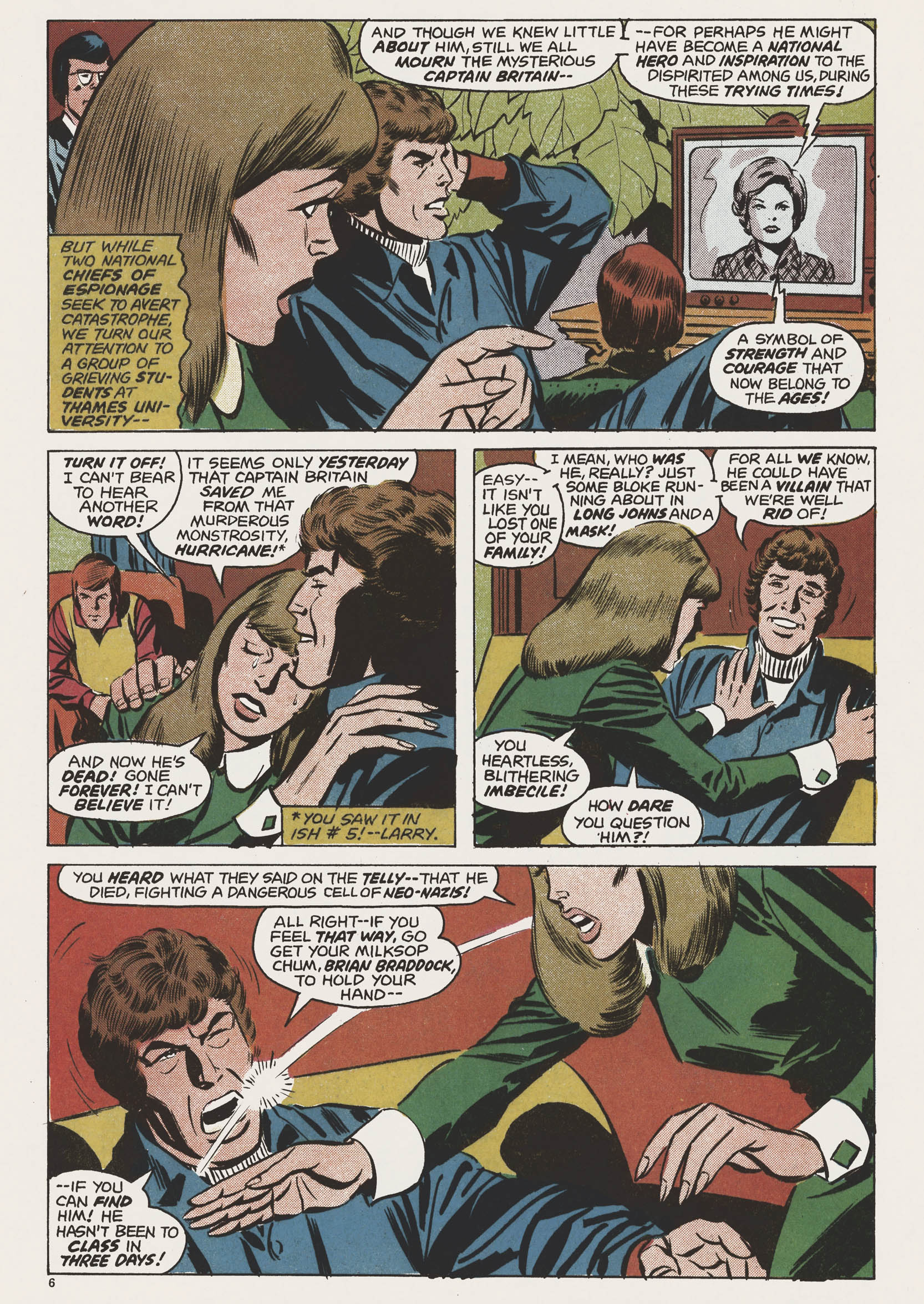 Read online Captain Britain (1976) comic -  Issue #19 - 6