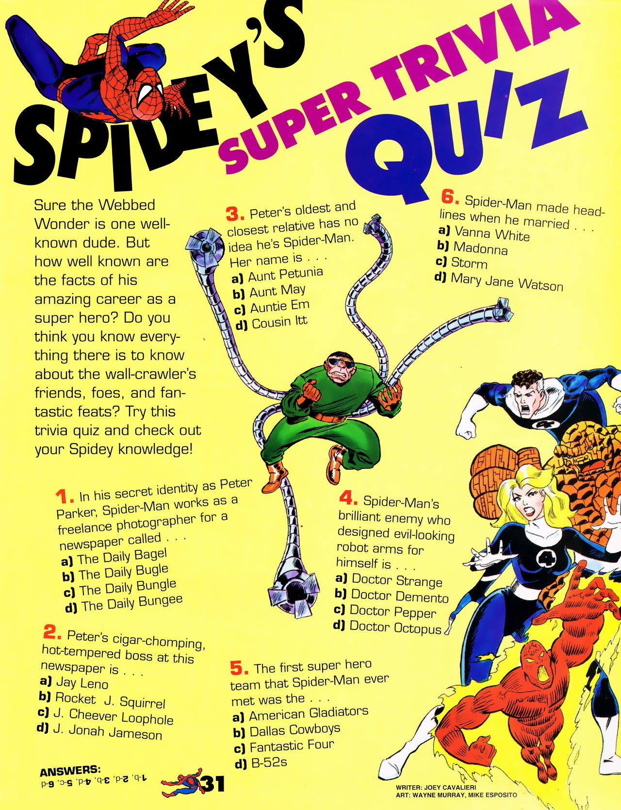 Read online Spider-Man Magazine comic -  Issue #1 - 33