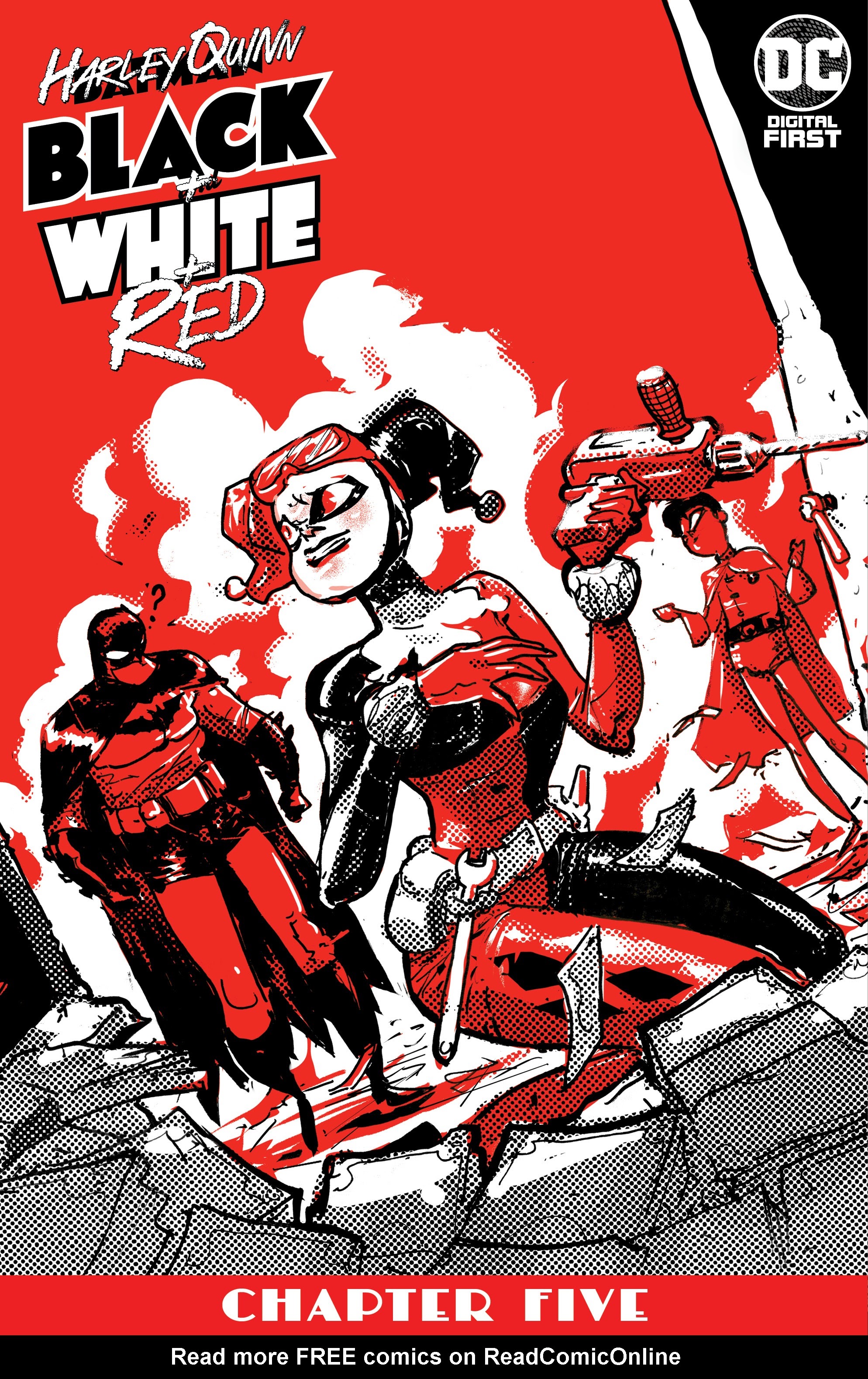 Read online Harley Quinn Black   White   Red comic -  Issue #5 - 2