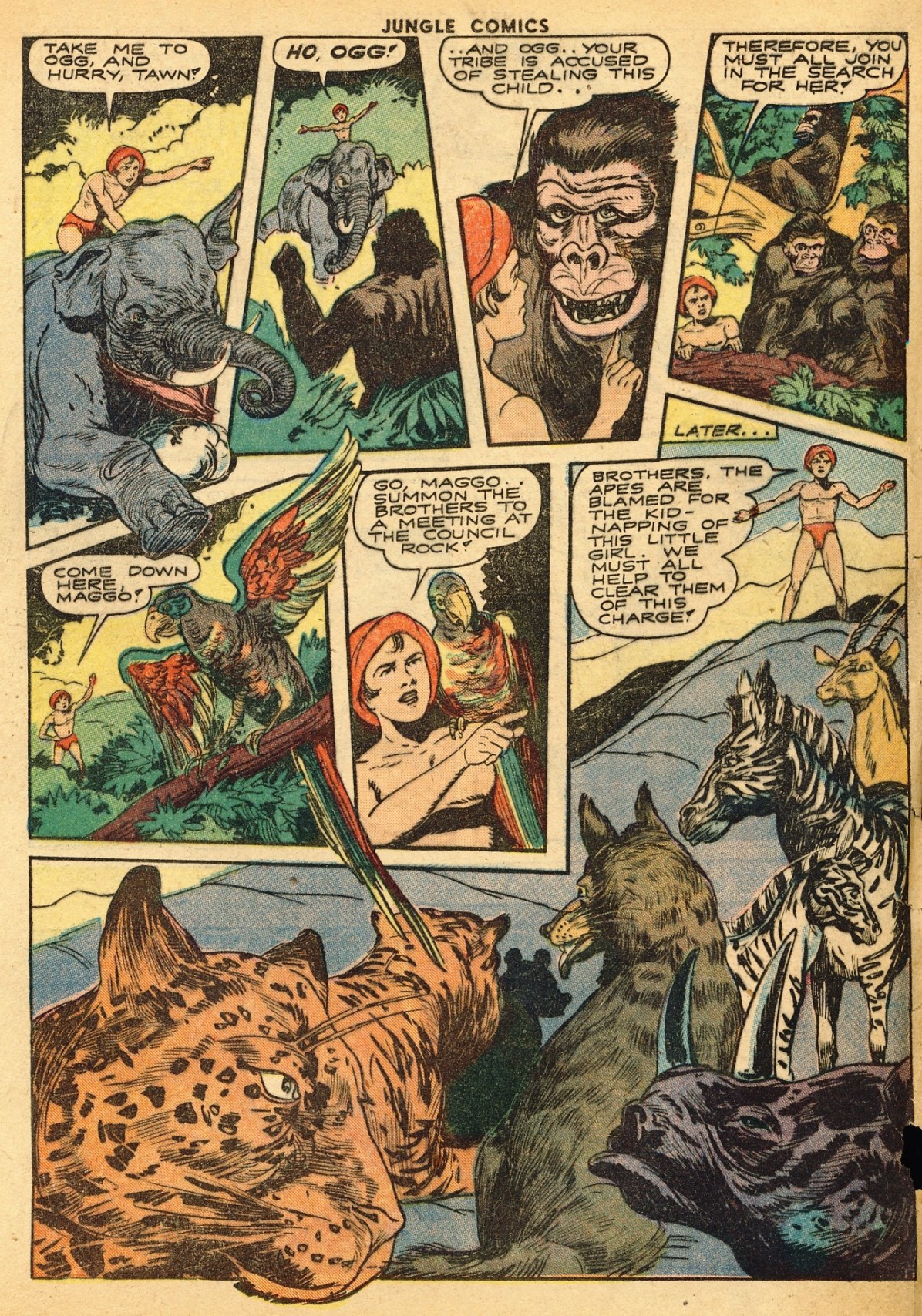 Read online Jungle Comics comic -  Issue #51 - 31