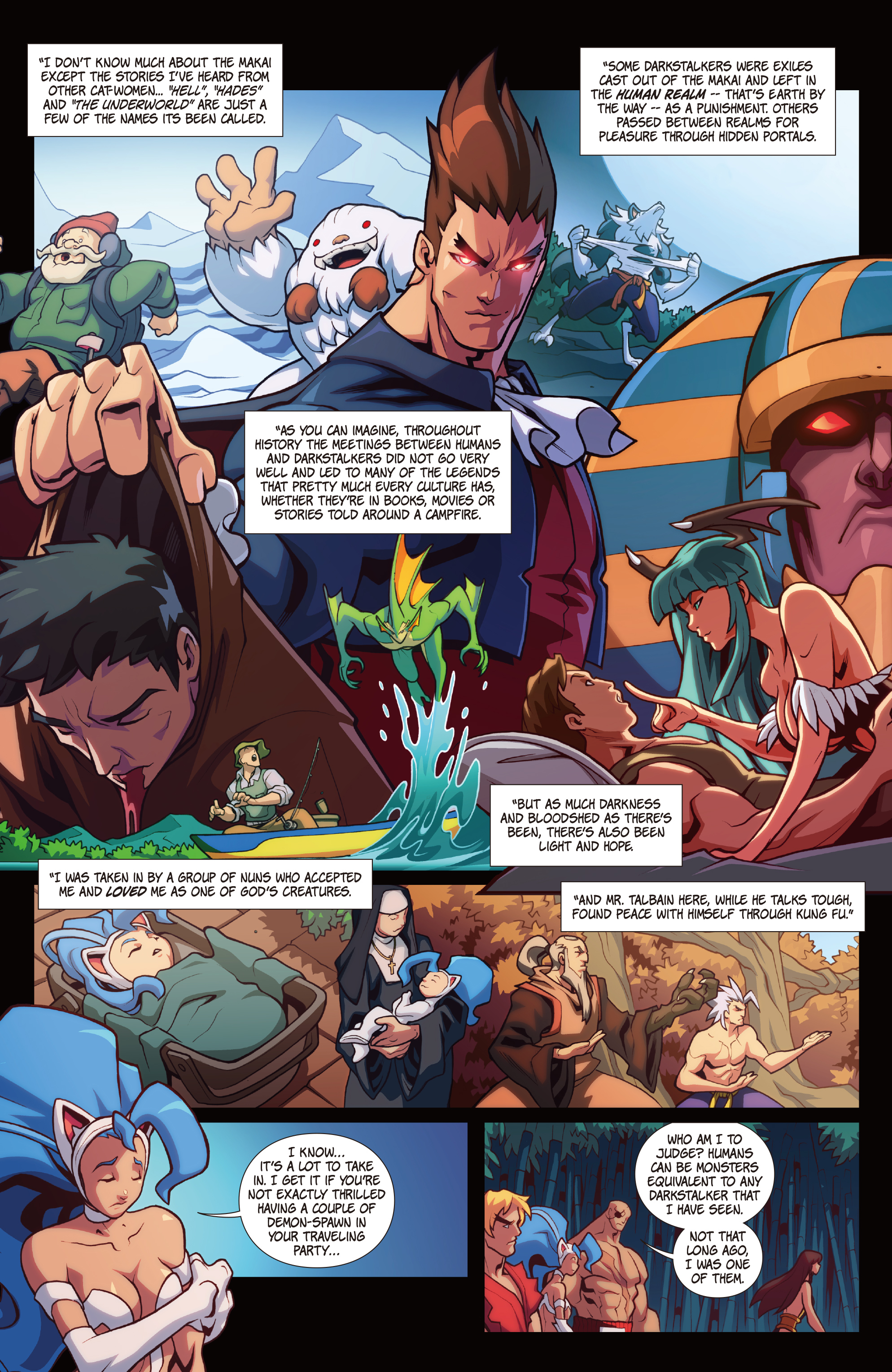 Read online Street Fighter VS Darkstalkers comic -  Issue #2 - 9