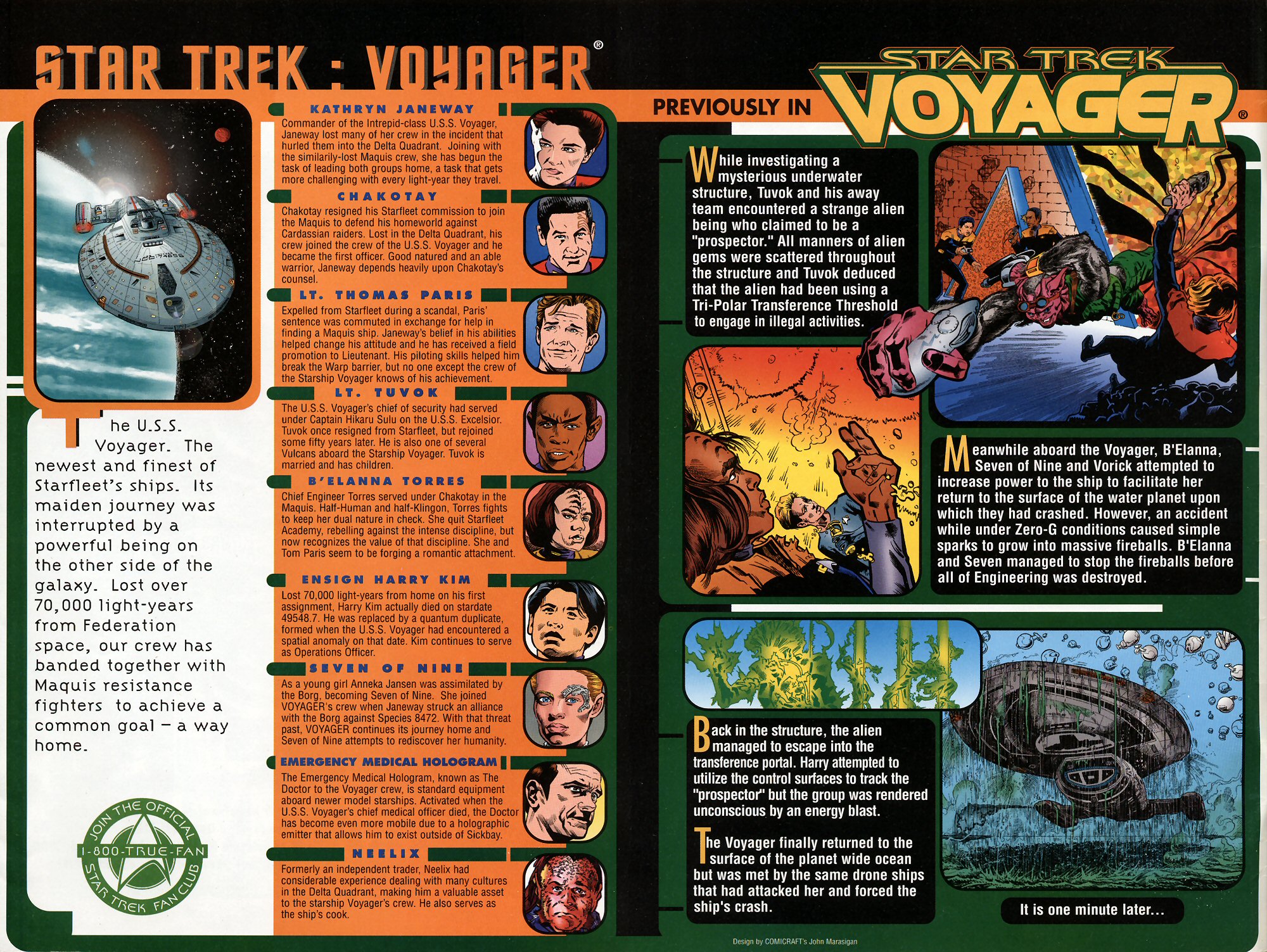 Read online Star Trek: Voyager--Splashdown comic -  Issue #4 - 3