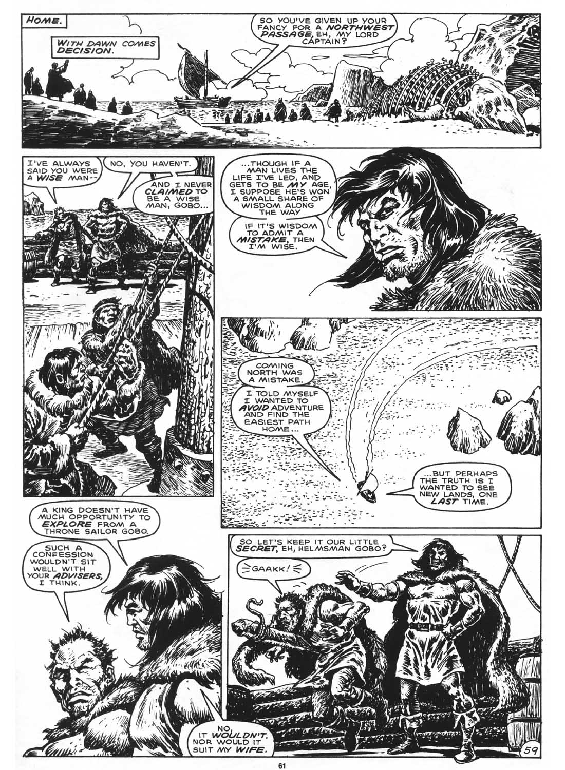 Read online The Savage Sword Of Conan comic -  Issue #168 - 61