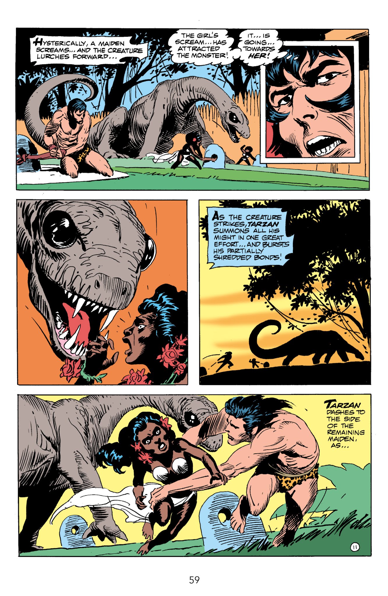 Read online Edgar Rice Burroughs' Tarzan The Joe Kubert Years comic -  Issue # TPB 3 (Part 1) - 60