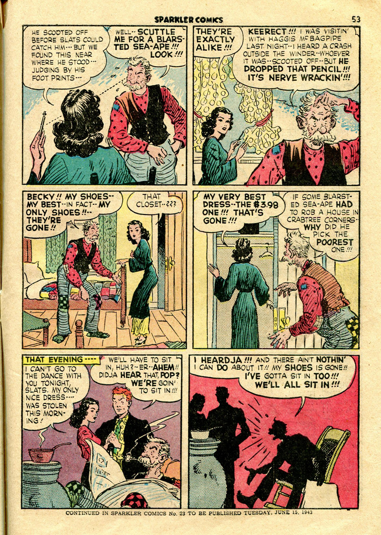 Read online Sparkler Comics comic -  Issue #22 - 51