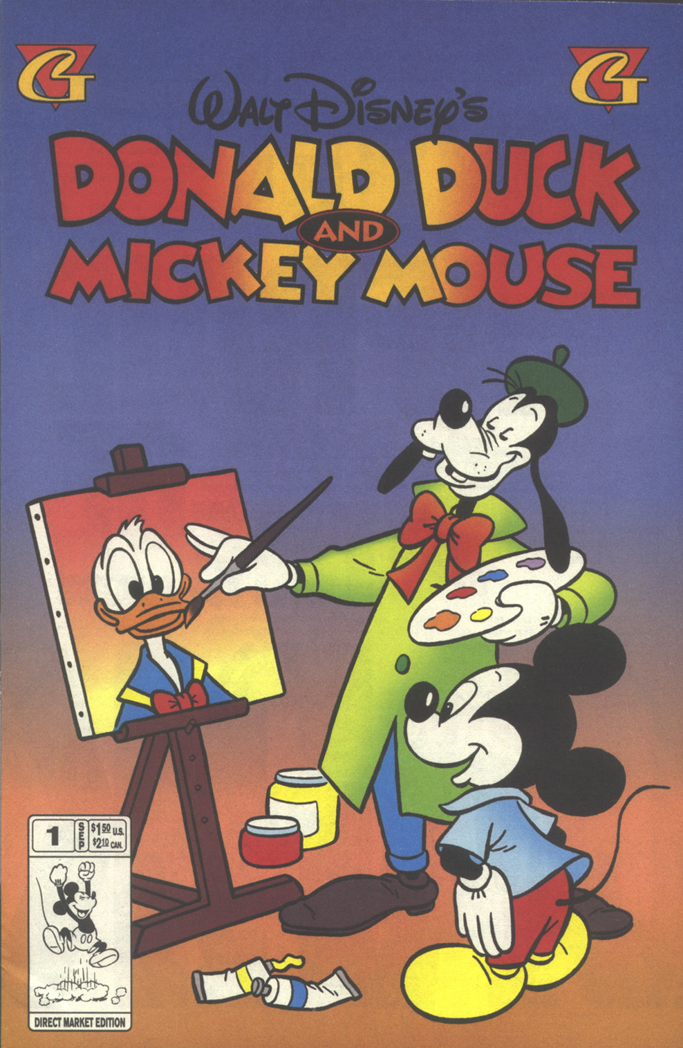 Read online Walt Disney's Donald Duck and Mickey Mouse comic -  Issue #1 - 1