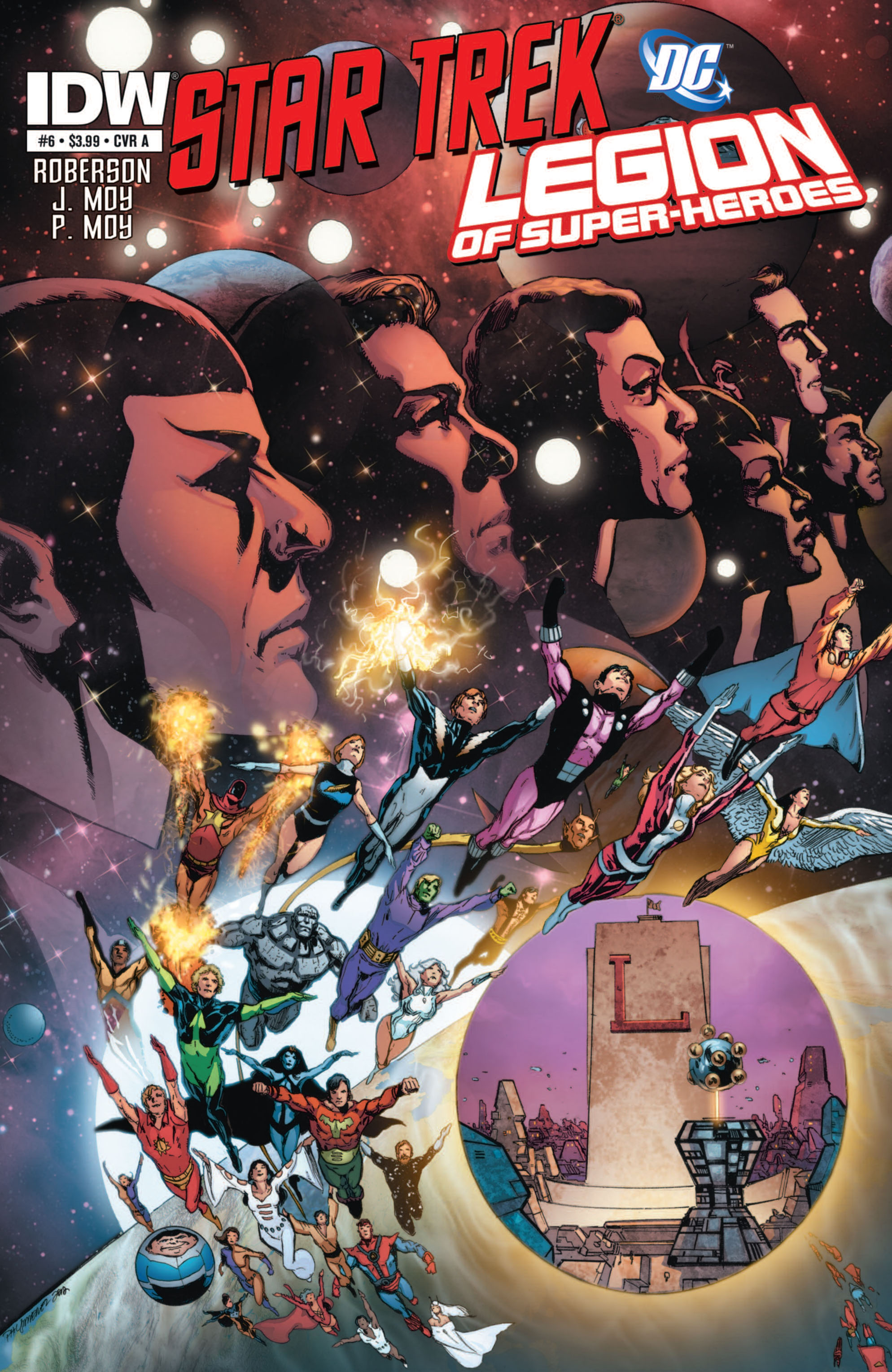 Read online Star Trek/Legion of Super-Heroes comic -  Issue #6 - 1