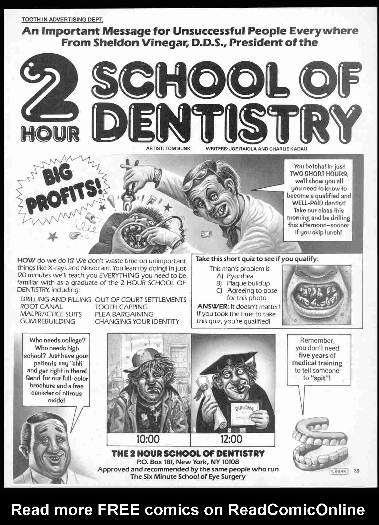 Read online MAD comic -  Issue #296 - 41