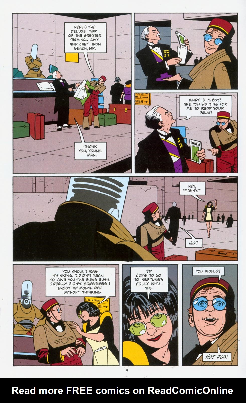 Read online Terminal City: Aerial Graffiti comic -  Issue #4 - 10