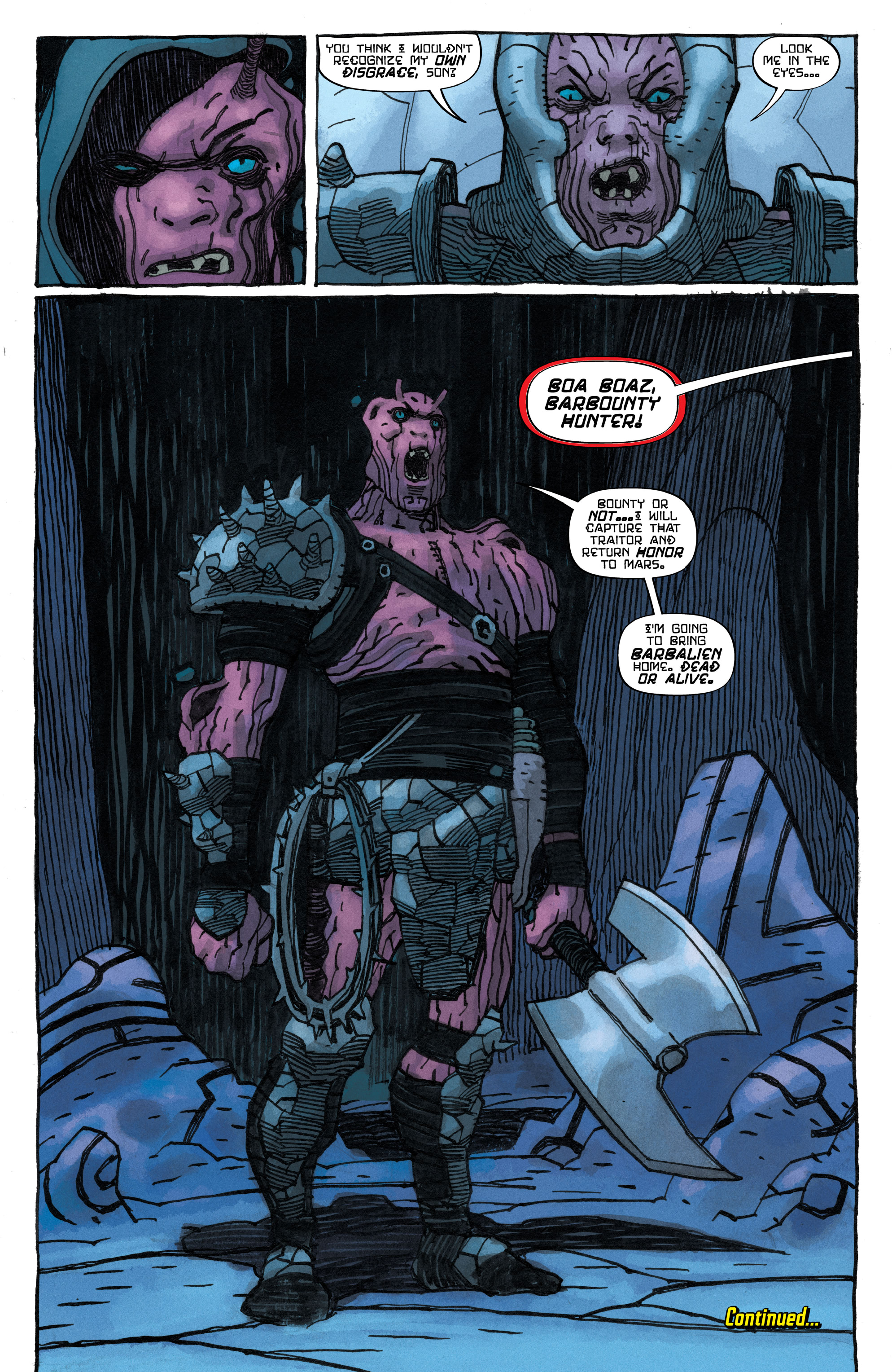 Read online Barbalien: Red Planet comic -  Issue #1 - 23