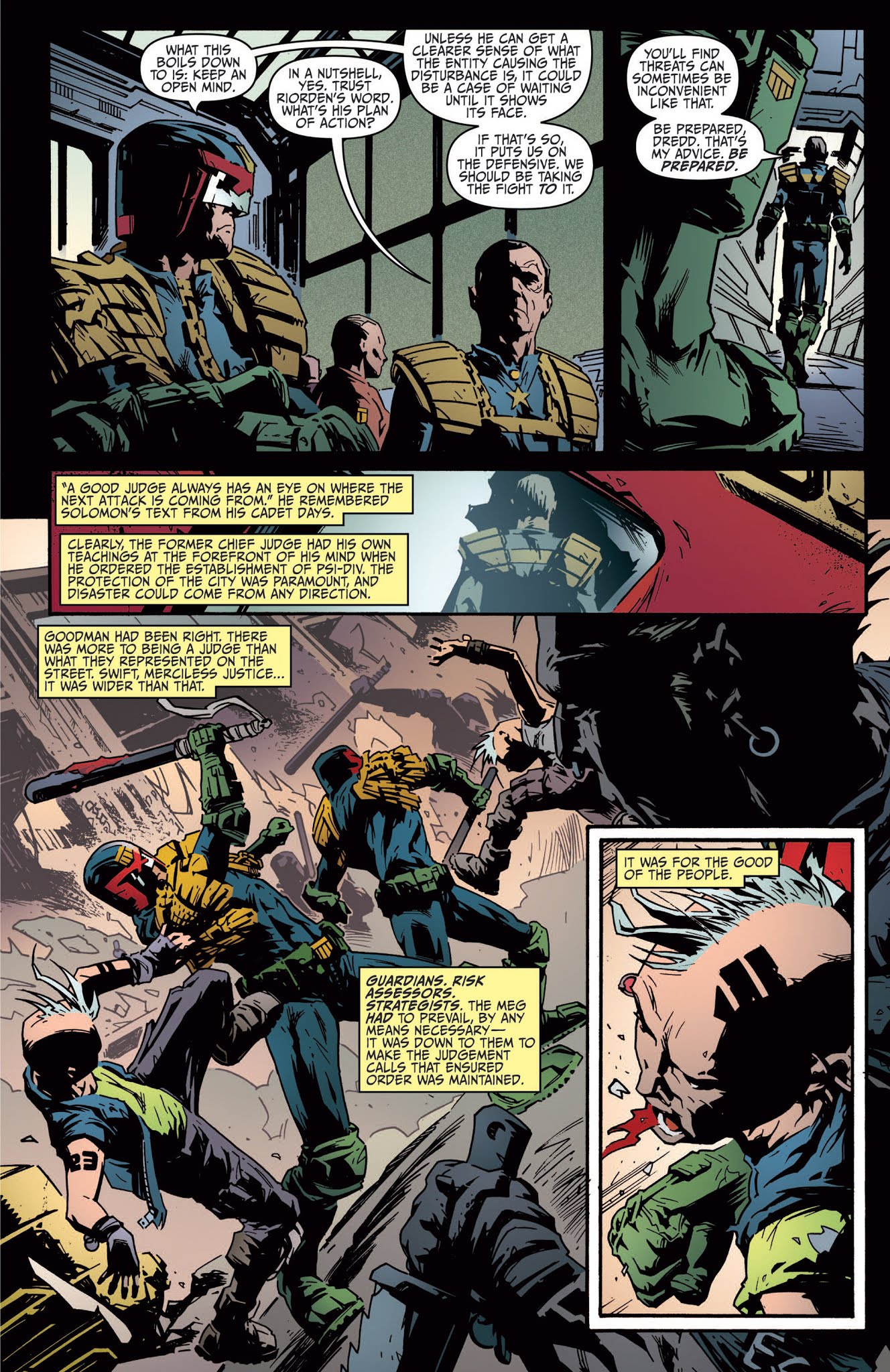 Read online Judge Dredd: Year One comic -  Issue #2 - 11