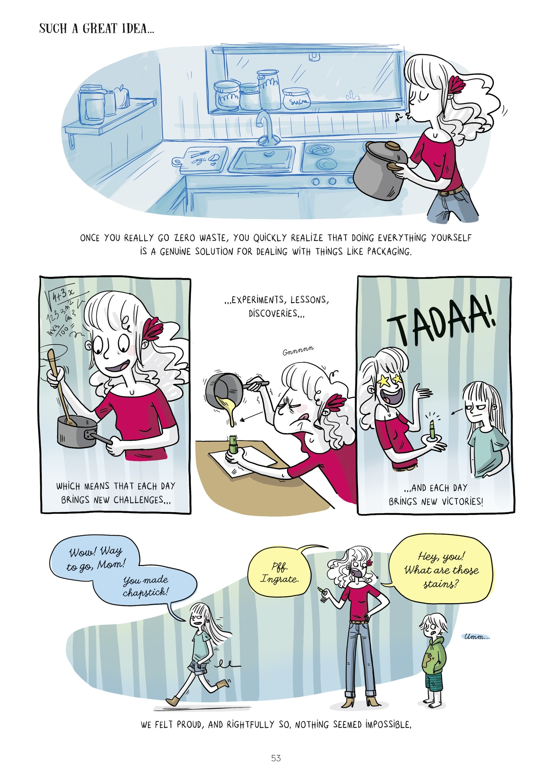 Read online The Diary of the (Nearly) Zero-Waste Family comic -  Issue # TPB - 53