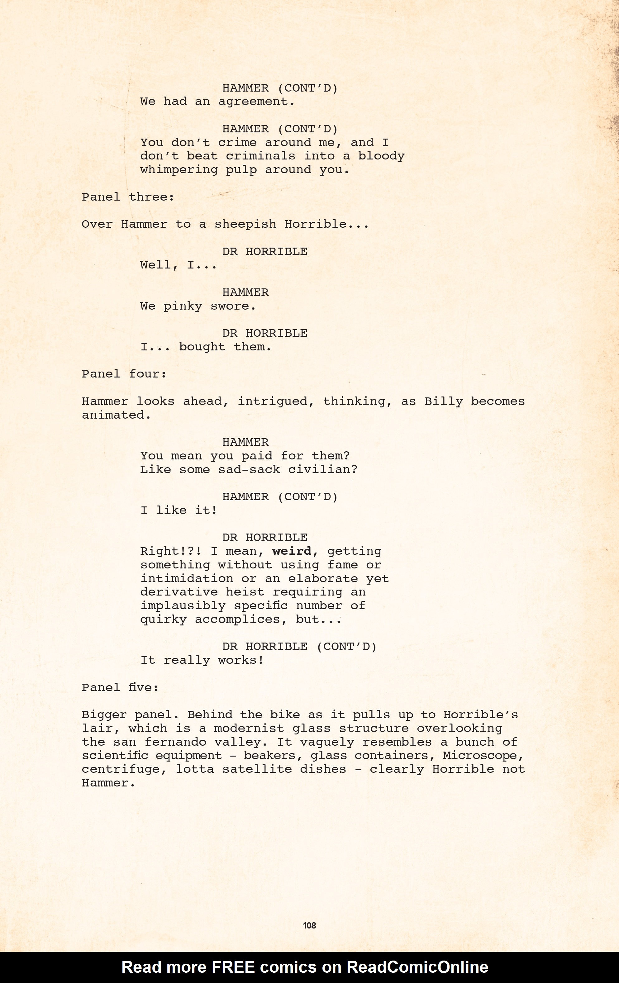 Read online Dr. Horrible and Other Horrible Stories comic -  Issue # TPB - 107