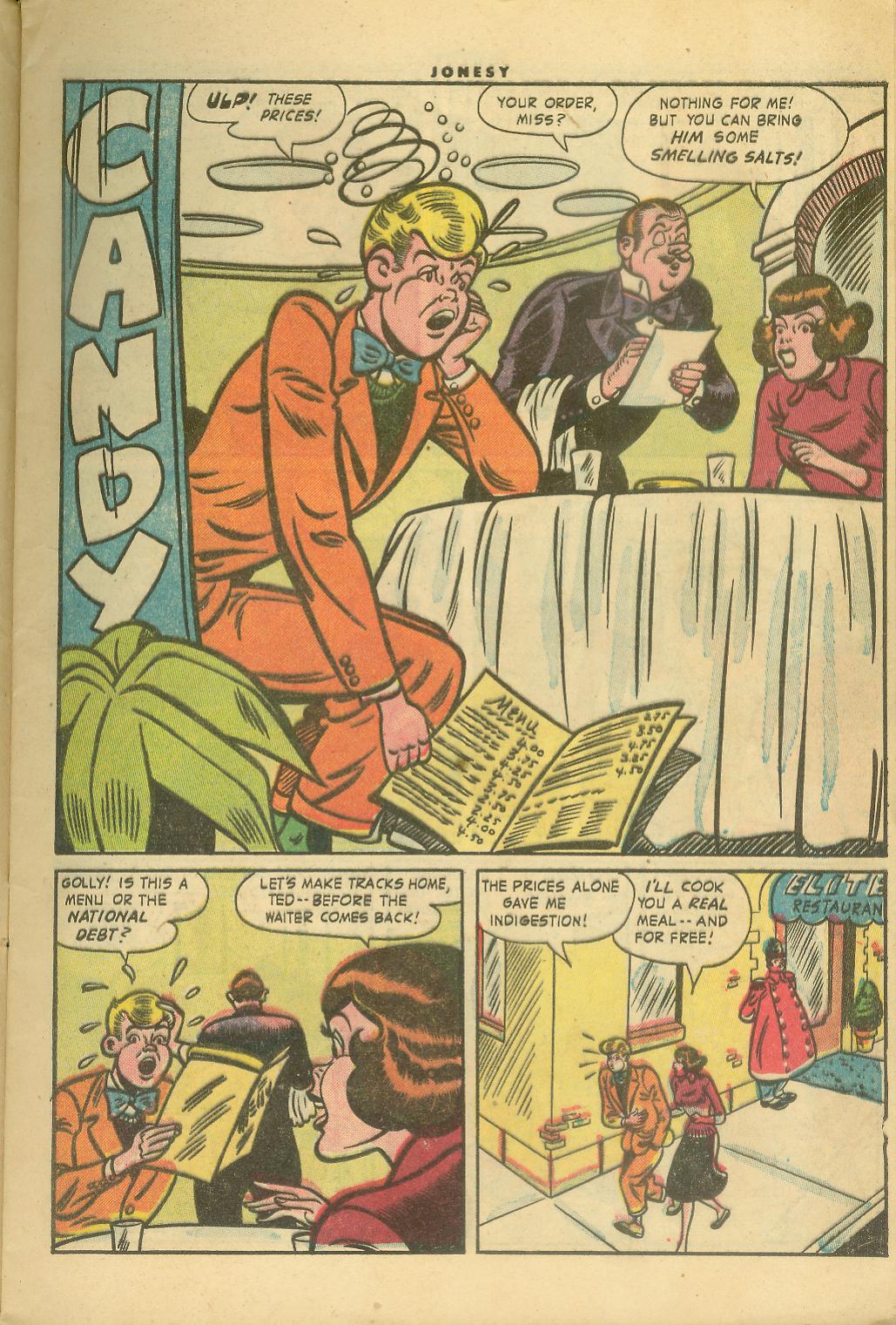 Read online Jonesy (1953) comic -  Issue #7 - 9