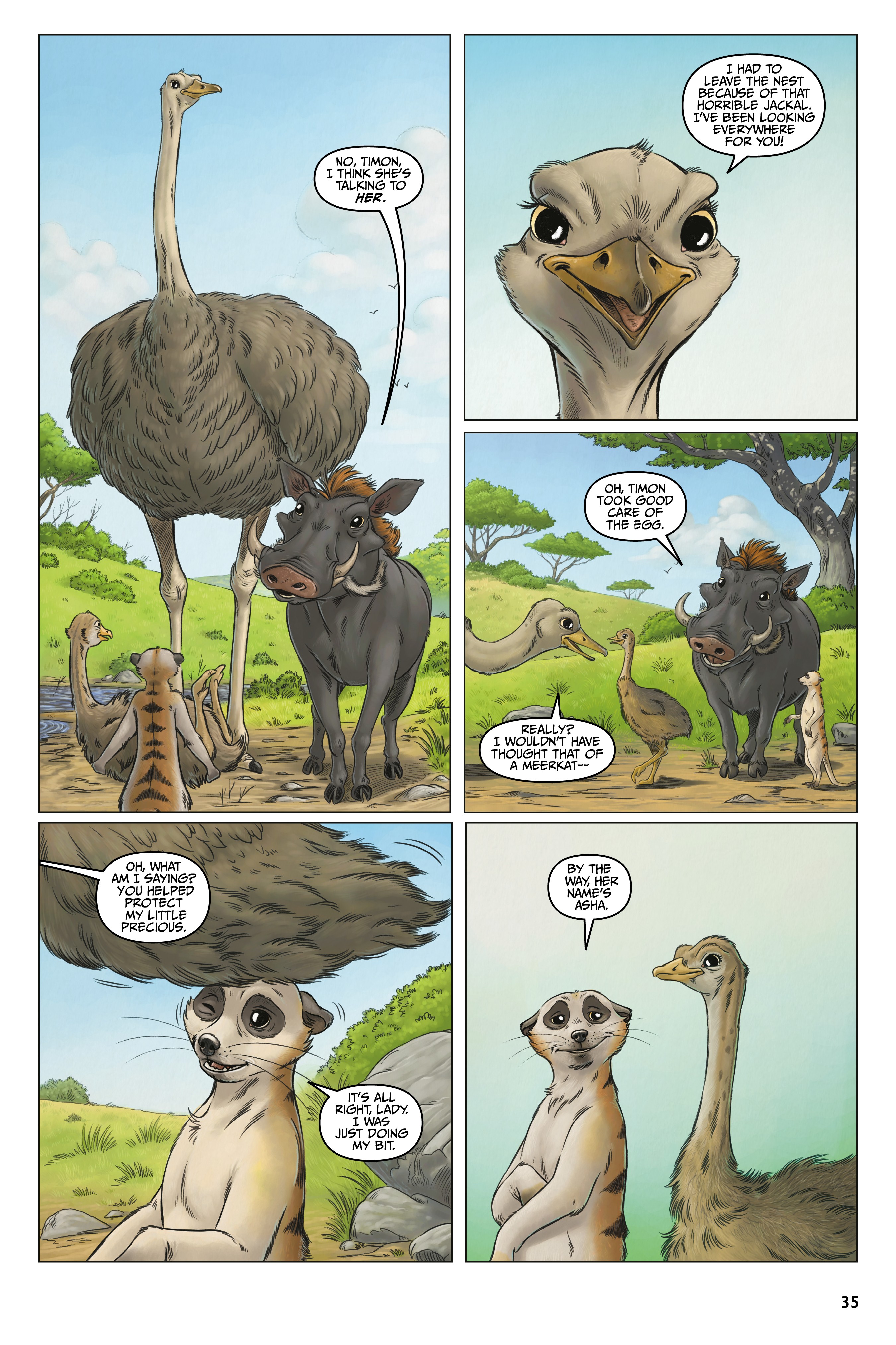 Read online Disney The Lion King: Wild Schemes and Catastrophes comic -  Issue # TPB - 36