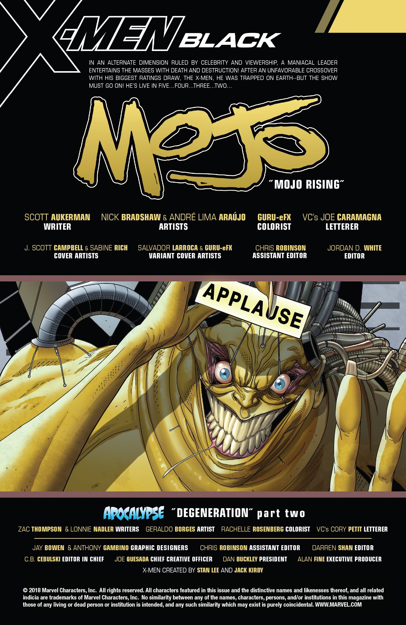 Read online X-Men: Black - Mojo comic -  Issue # Full - 2