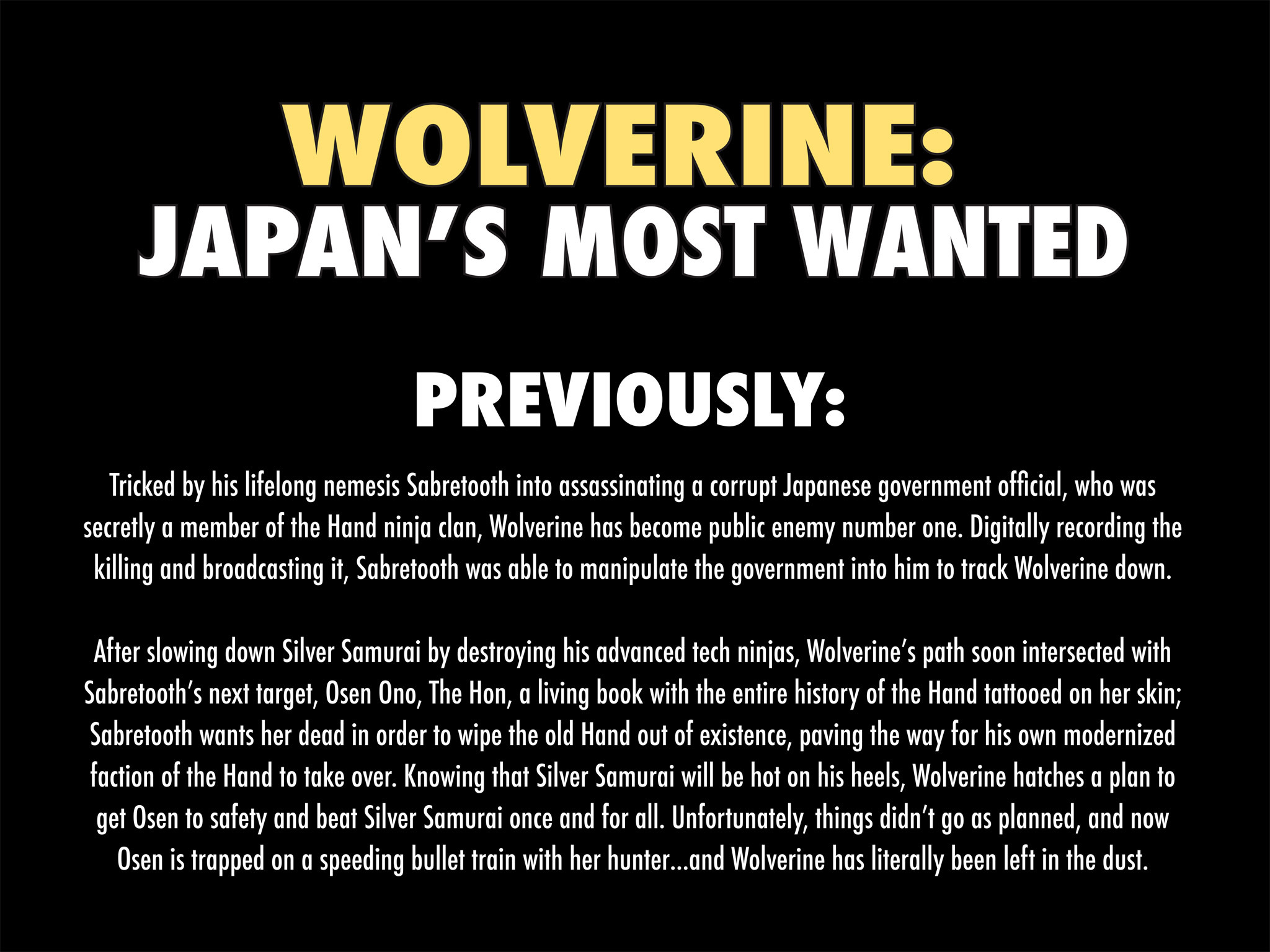 Read online Wolverine: Japan's Most Wanted comic -  Issue #7 - 2