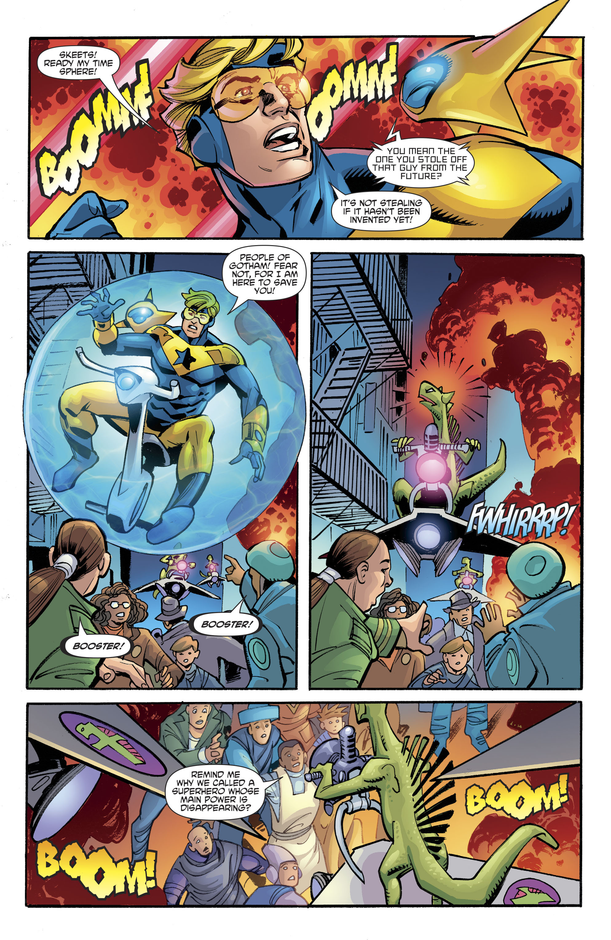 Read online Booster Gold/The Flinstones Special comic -  Issue # Full - 9
