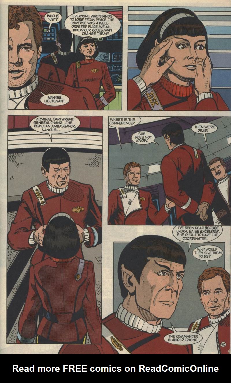 Read online Star Trek VI: The Undiscovered Country comic -  Issue # Full - 44