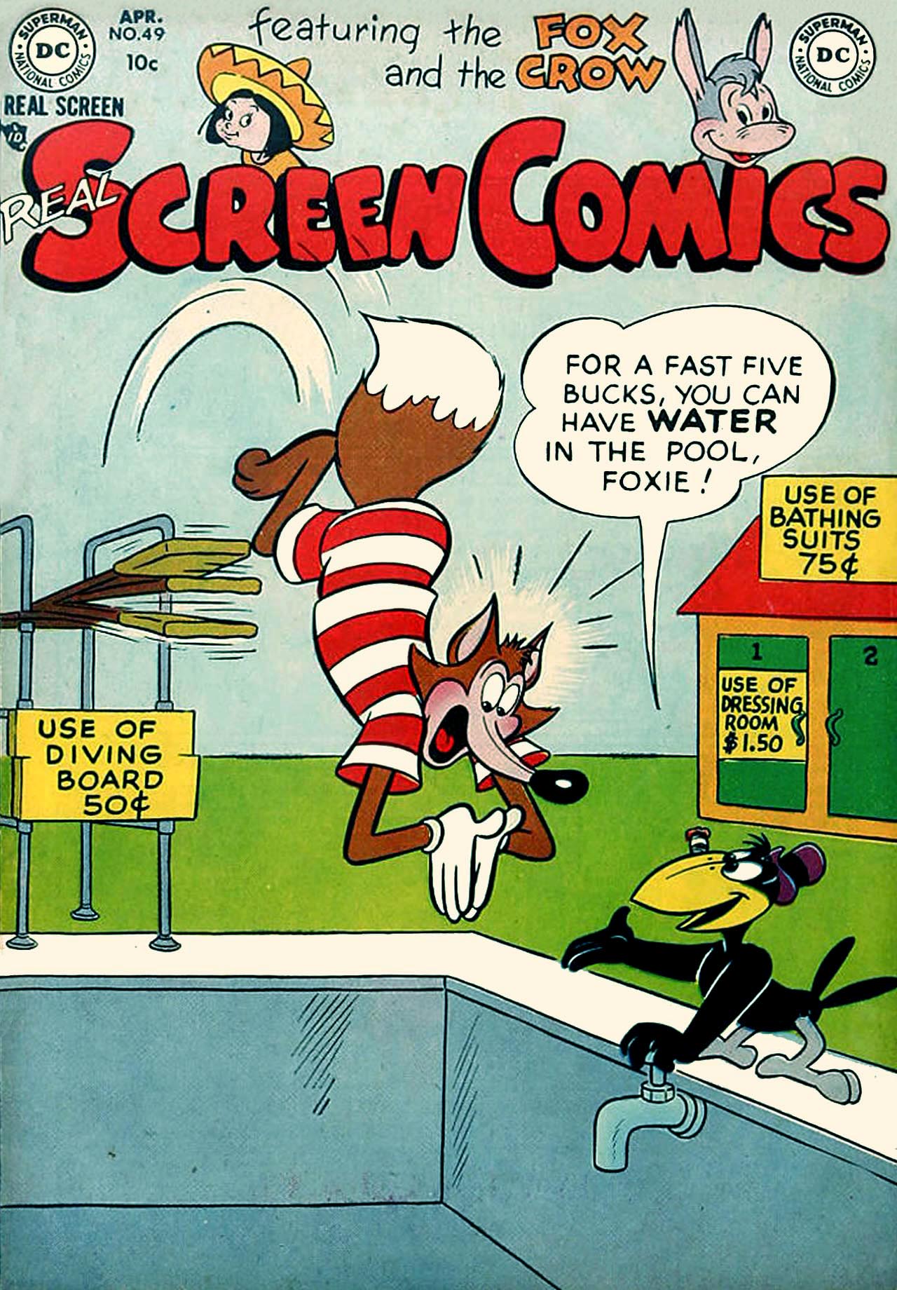 Read online Real Screen Comics comic -  Issue #49 - 1