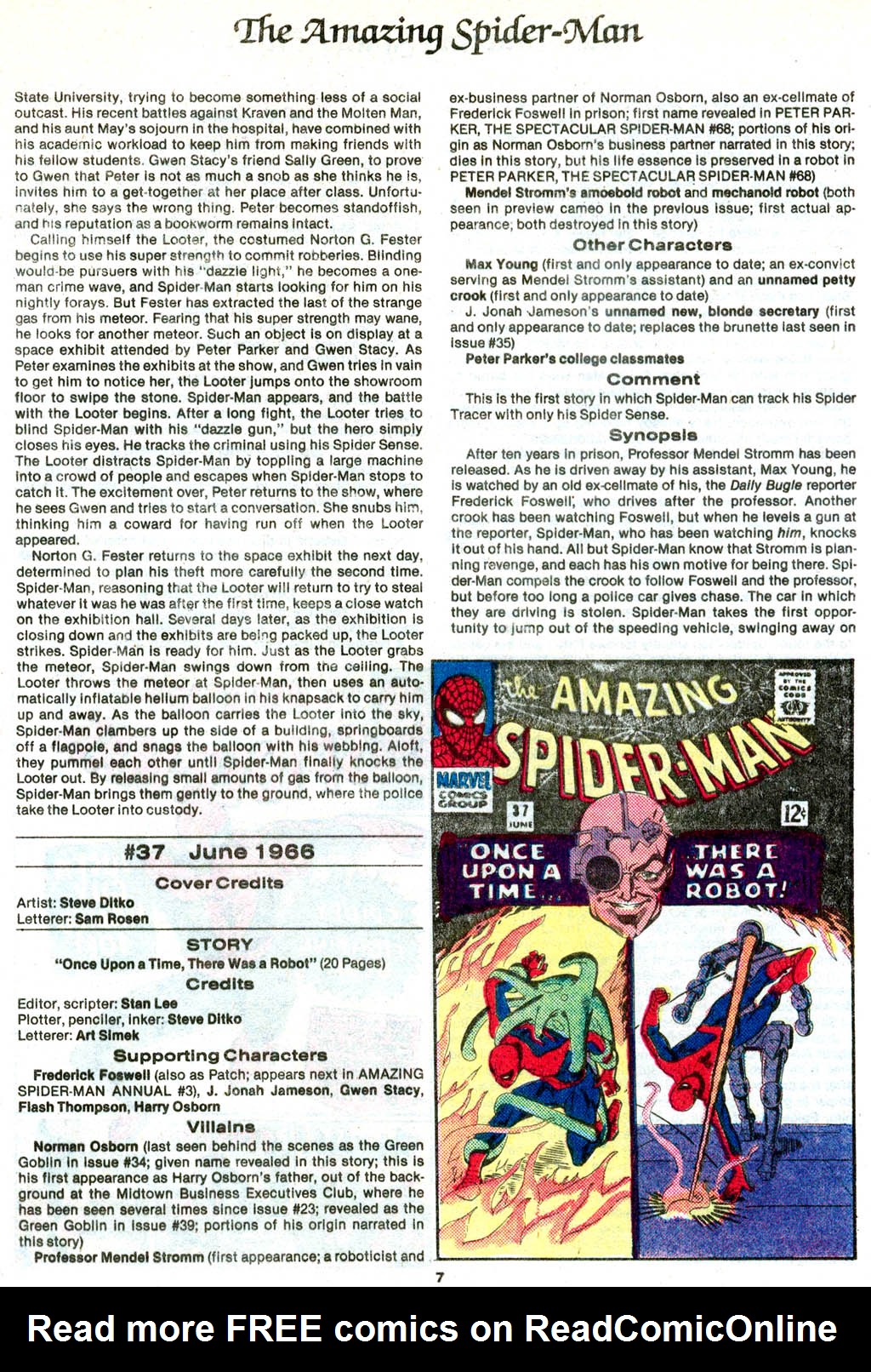Read online The Official Marvel Index to The Amazing Spider-Man comic -  Issue #2 - 9