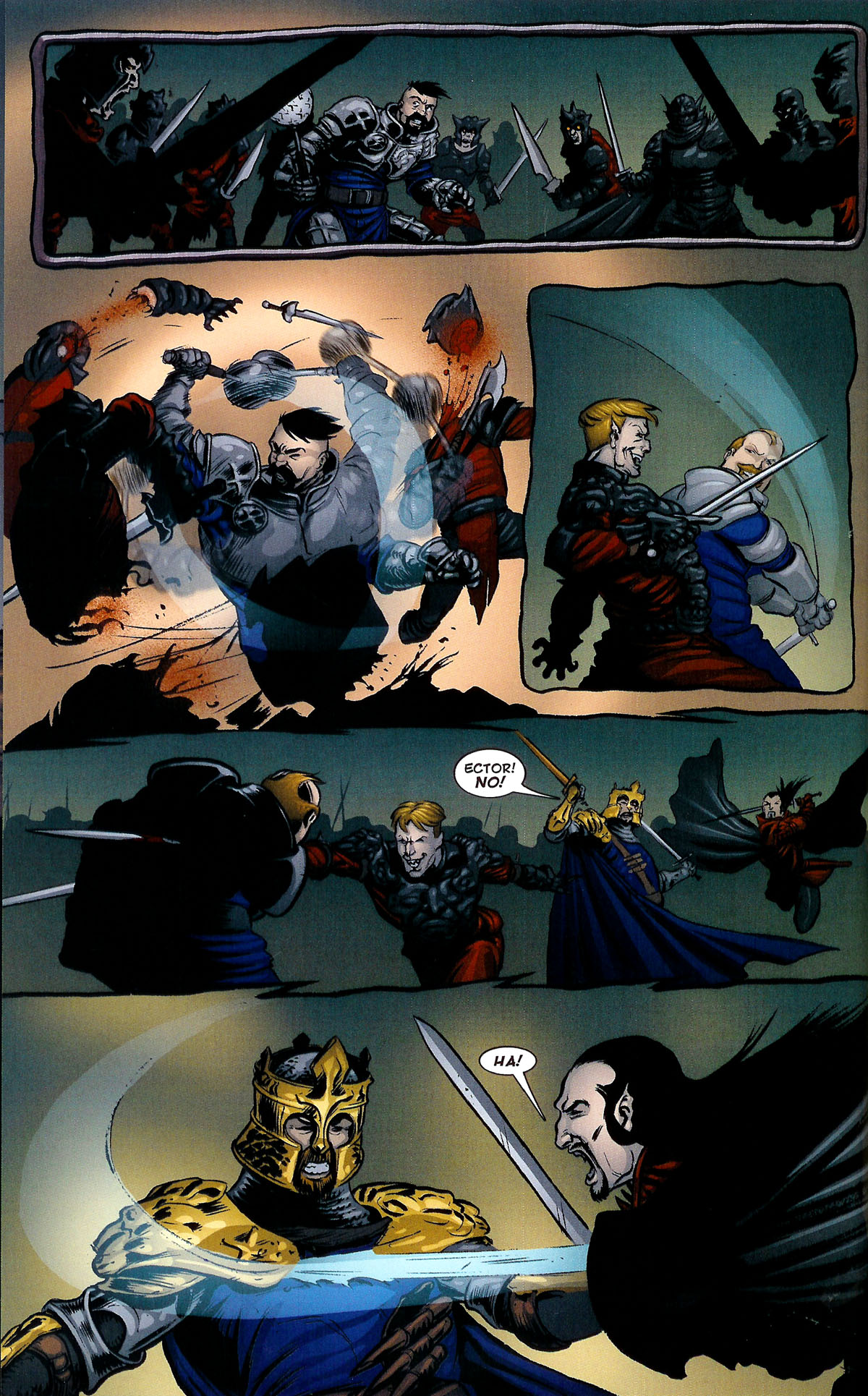 Read online Dracula vs King Arthur comic -  Issue #4 - 56