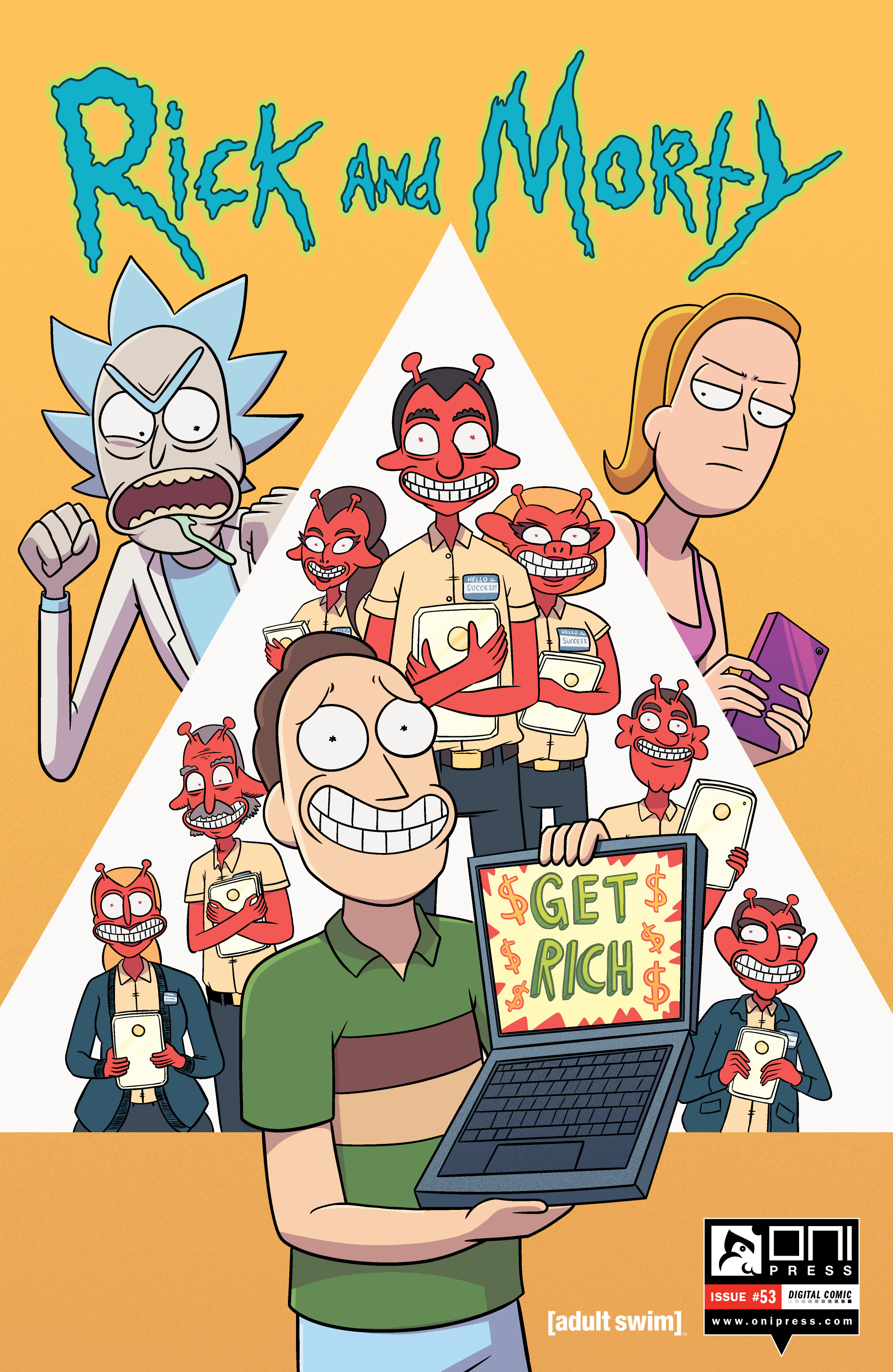 Read online Rick and Morty comic -  Issue #53 - 1