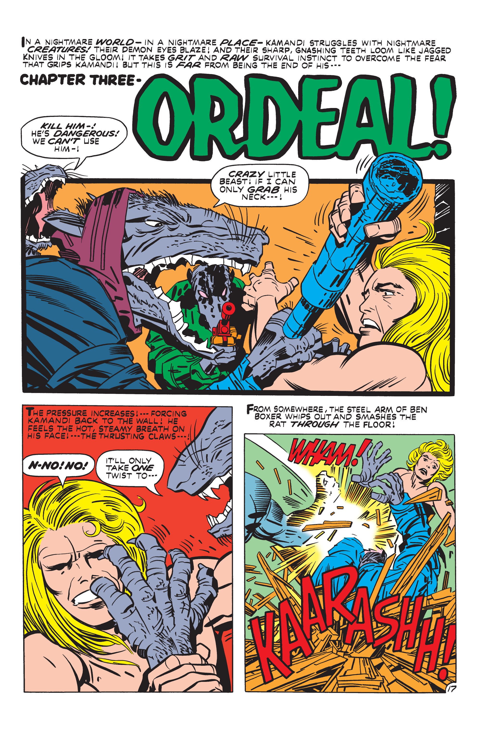 Read online Kamandi, The Last Boy On Earth comic -  Issue #2 - 17