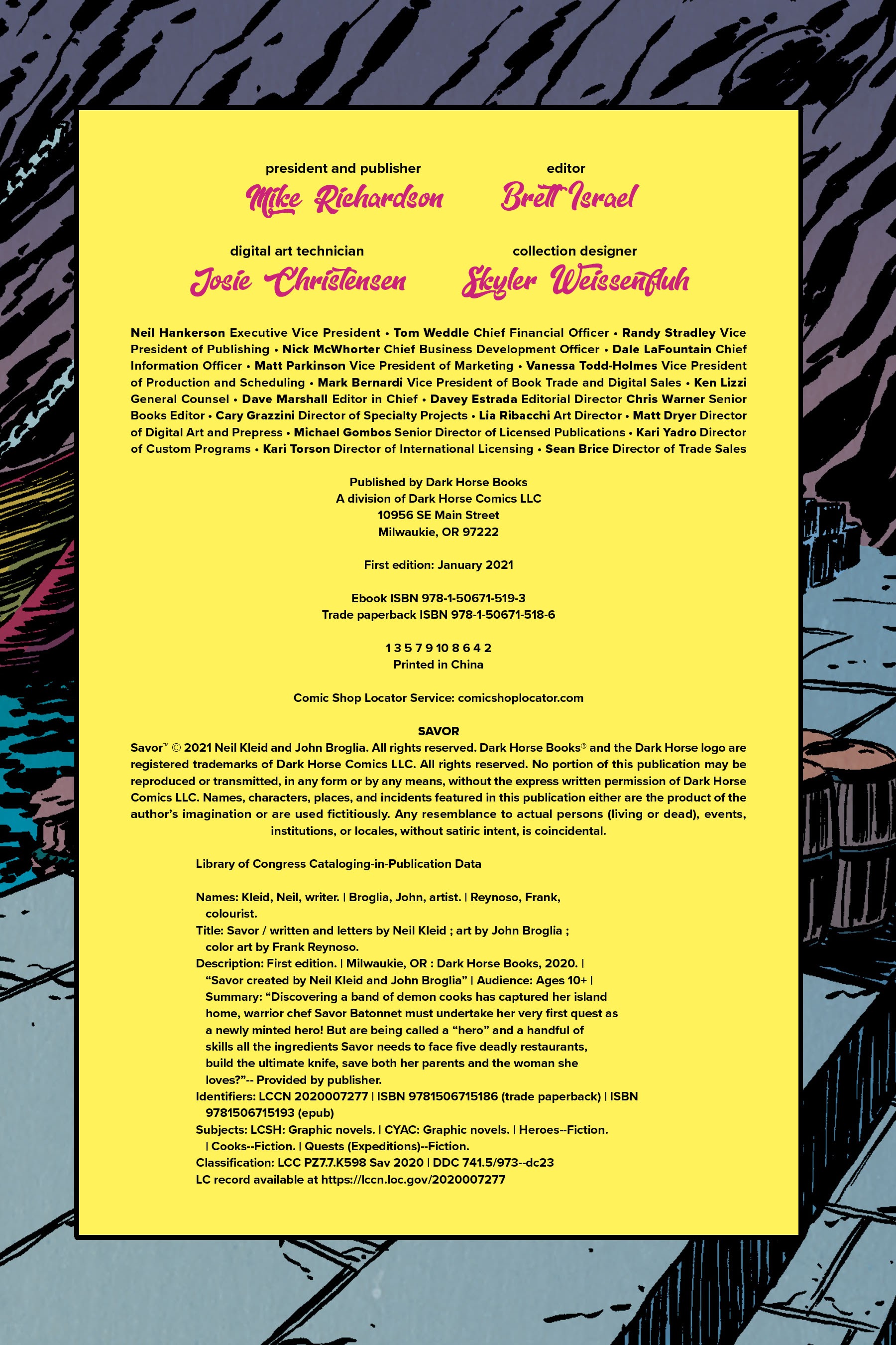 Read online Savor comic -  Issue # TPB - 4