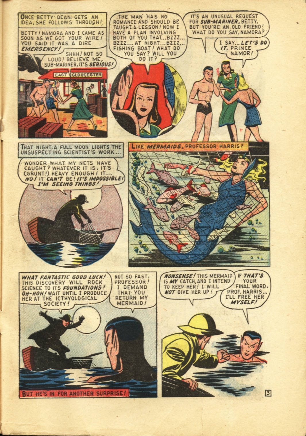 Read online Sub-Mariner Comics comic -  Issue #29 - 30