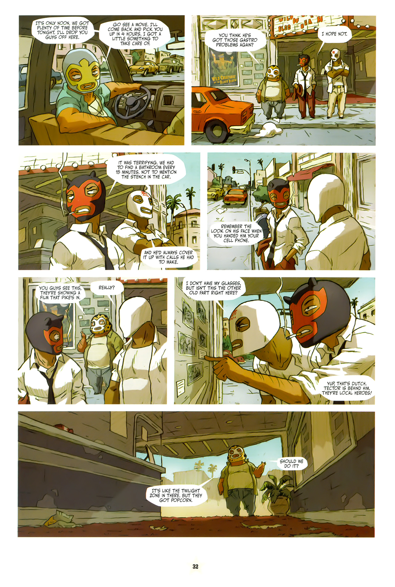 Read online Lucha Libre comic -  Issue #6 - 34