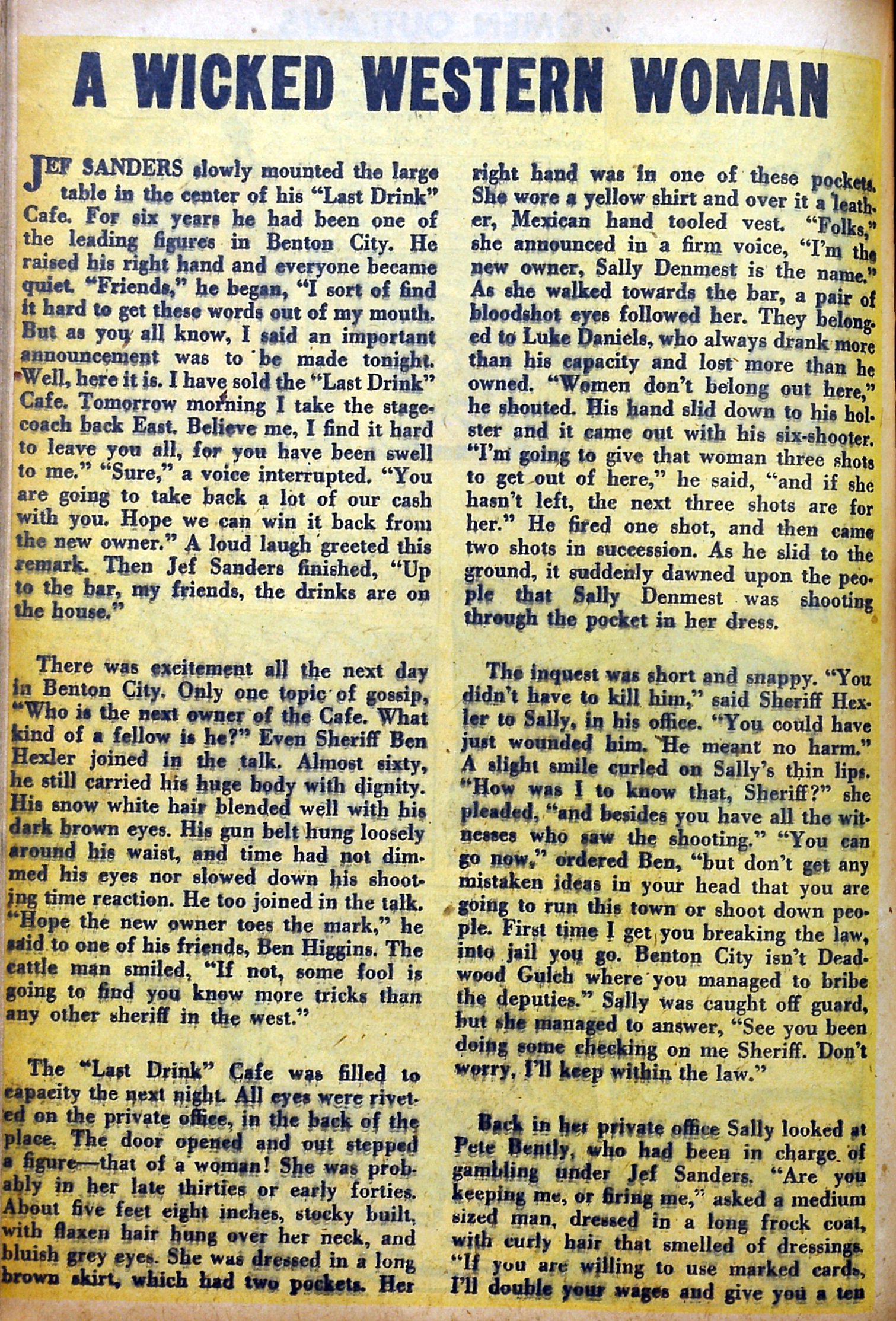 Read online Women Outlaws comic -  Issue #5 - 21