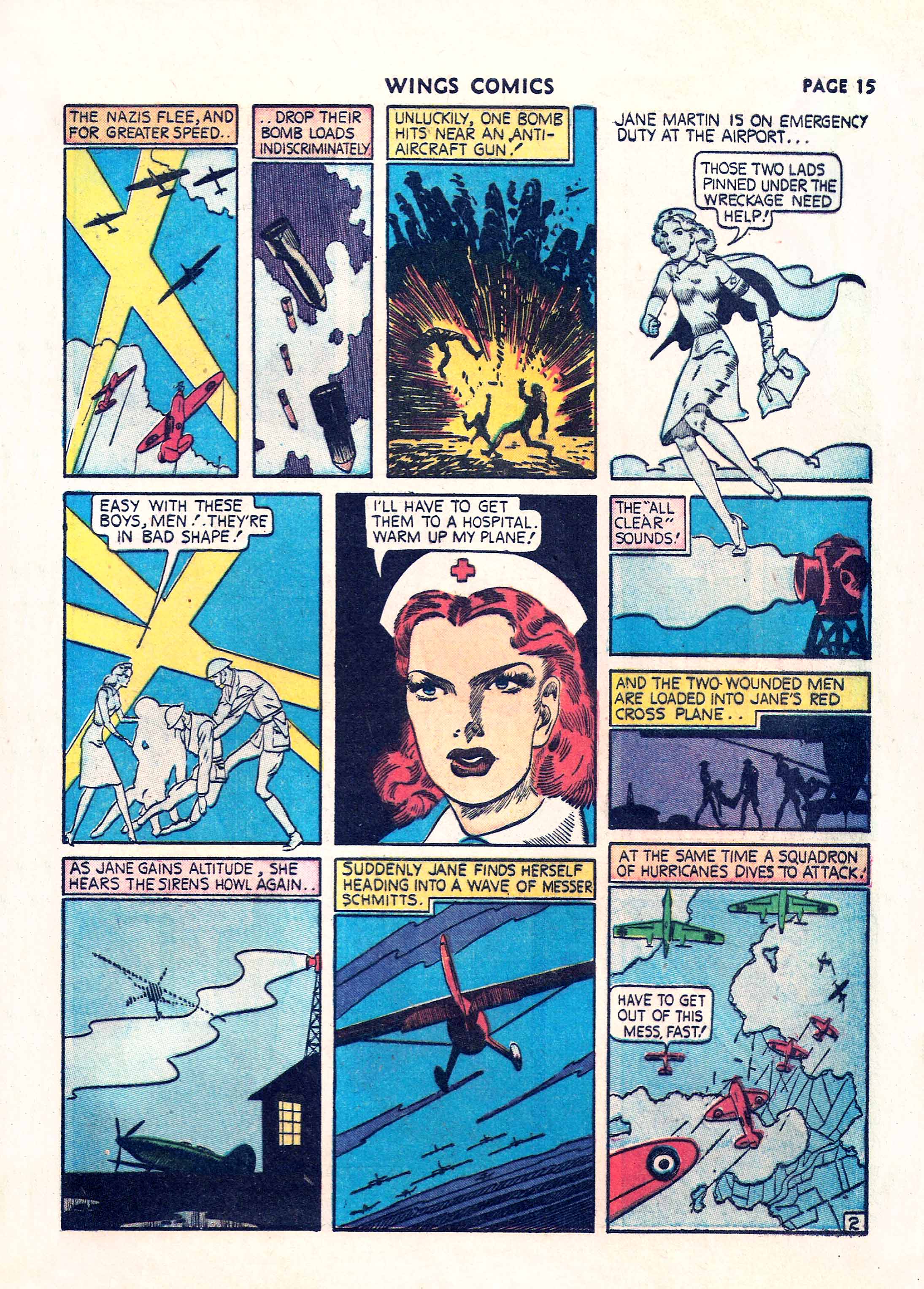 Read online Wings Comics comic -  Issue #9 - 17
