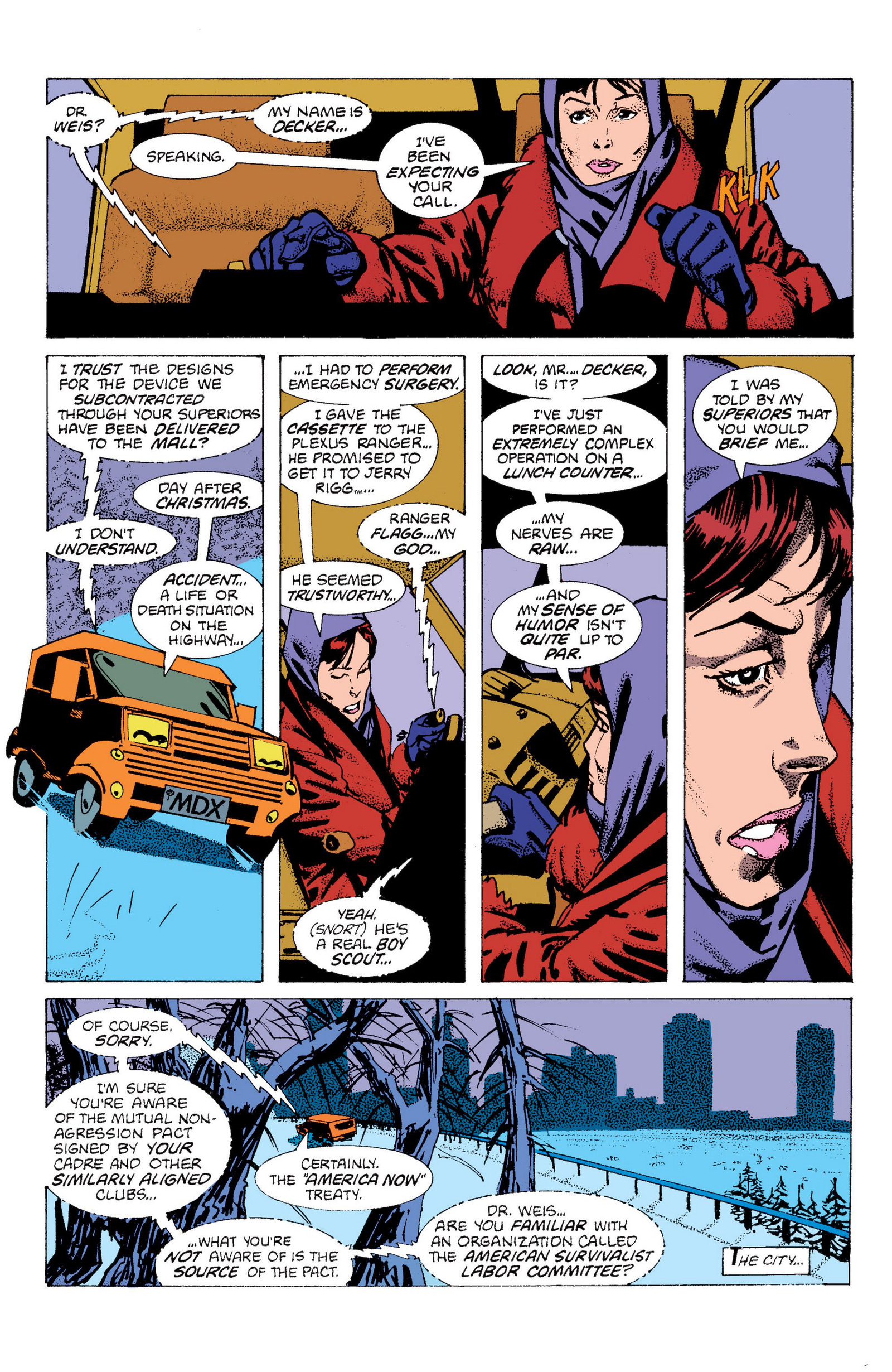 Read online American Flagg! comic -  Issue # _Definitive Collection (Part 3) - 22