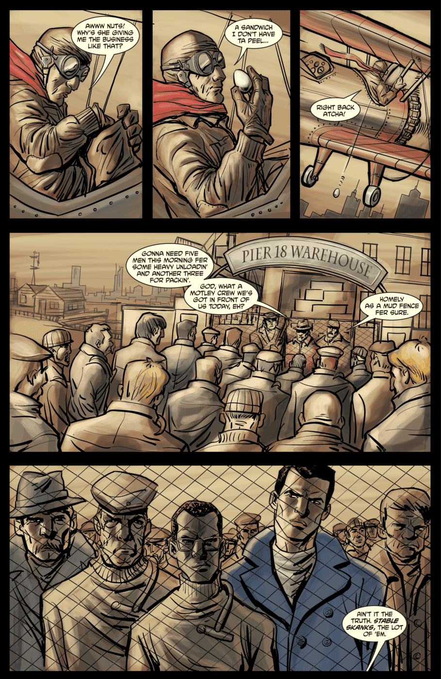 Read online Ed Burns' Dock Walloper comic -  Issue #1 - 4