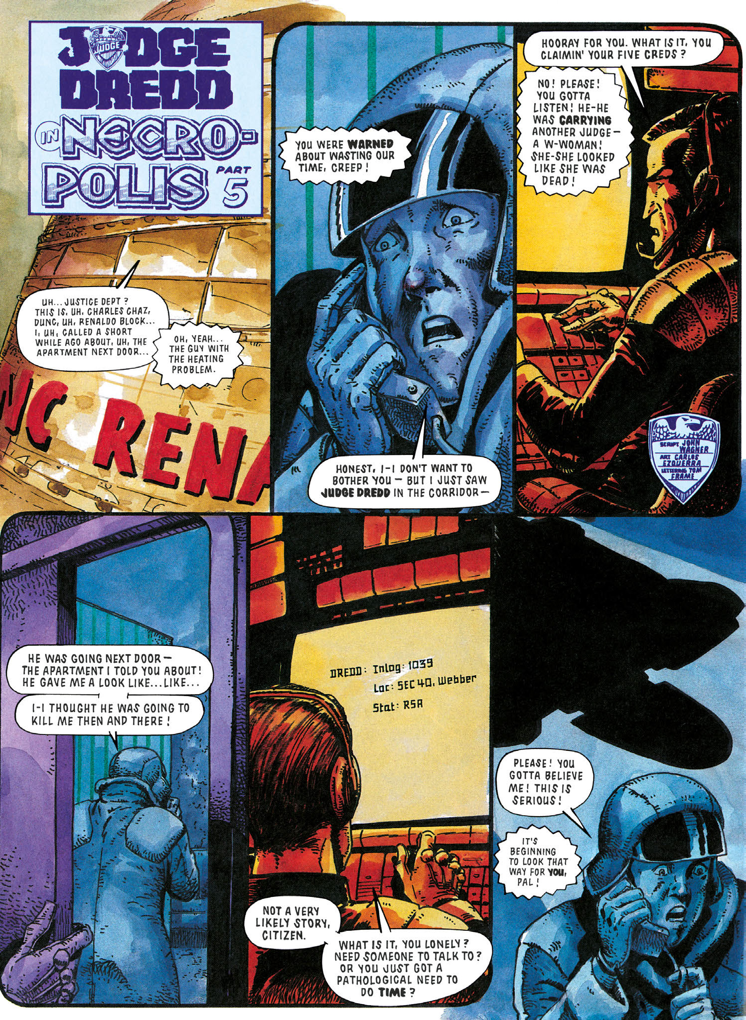 Read online Essential Judge Dredd: Necropolis comic -  Issue # TPB (Part 1) - 70