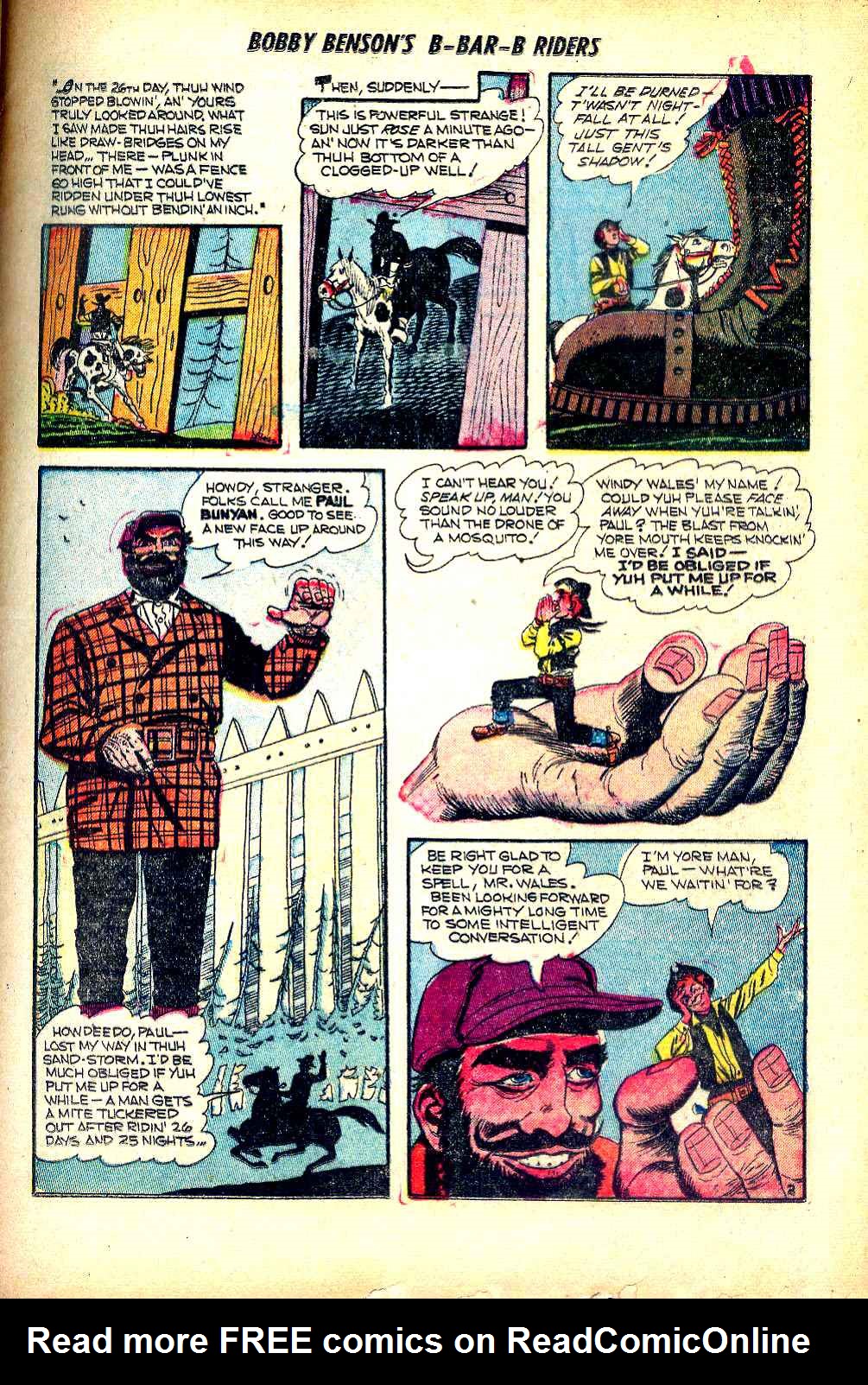 Read online Bobby Benson's B-Bar-B Riders comic -  Issue #17 - 29